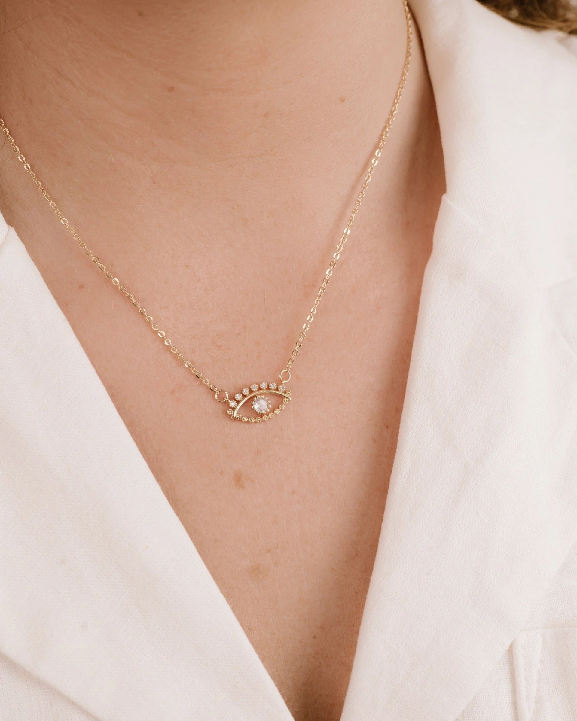 All Knowing Eye Crystal Necklace - Image 2