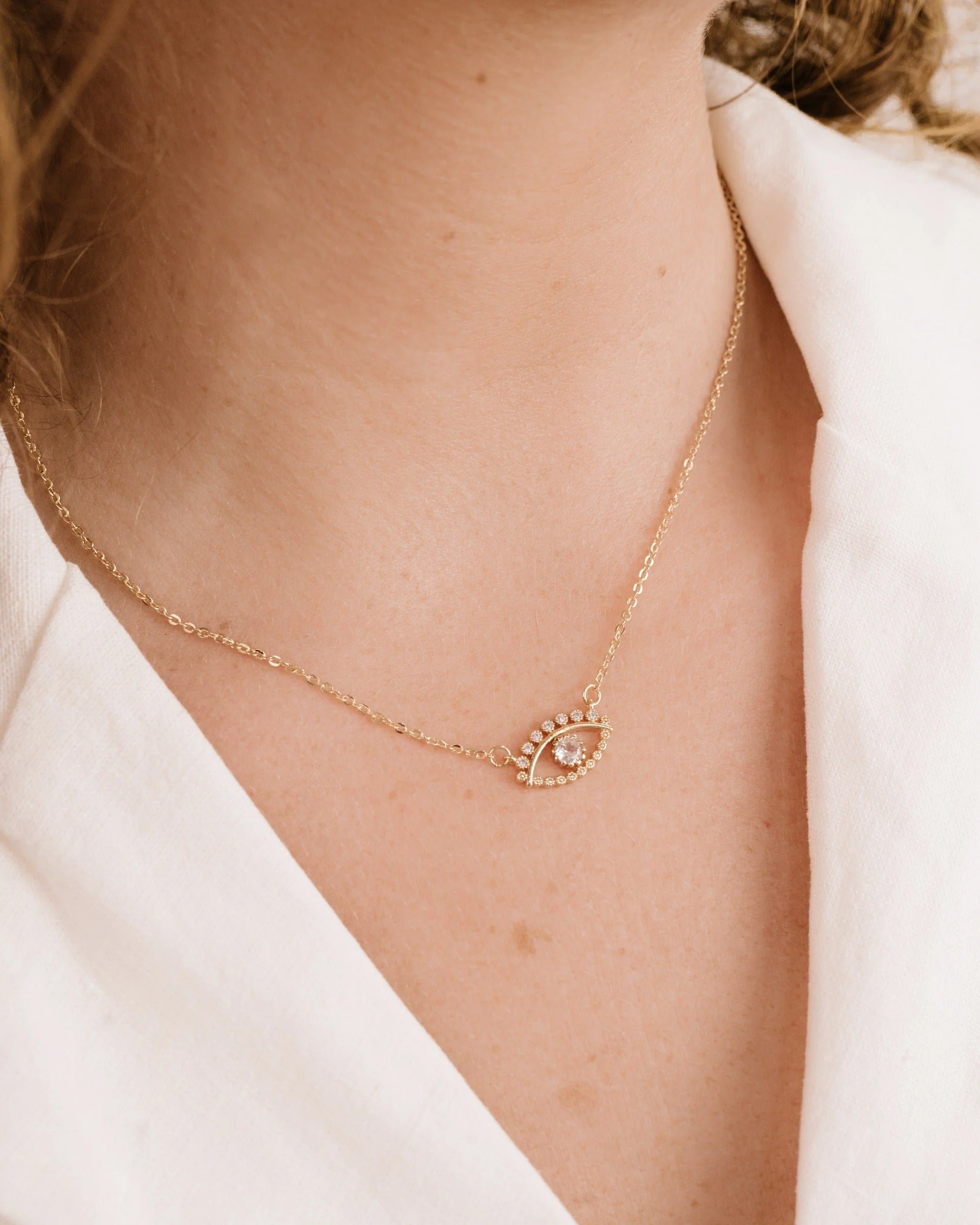 All Knowing Eye Crystal Necklace - Image 6