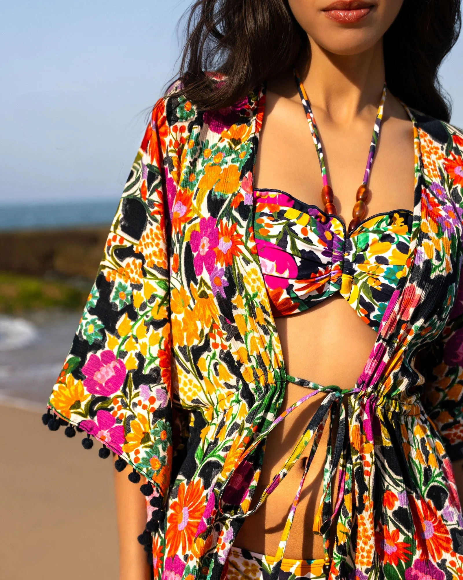 Audrey Caftan In Gardenia - Image 2