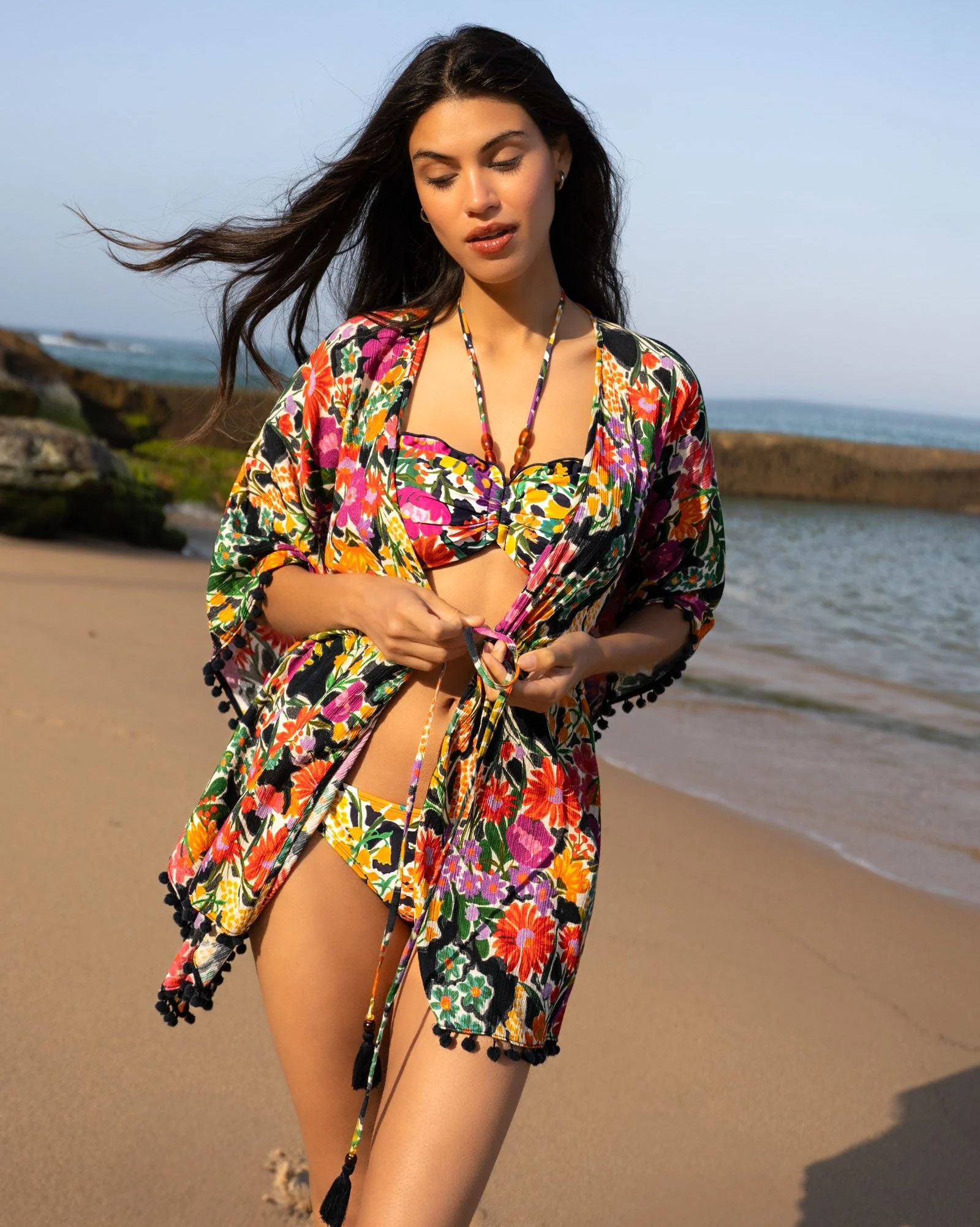 Audrey Caftan In Gardenia - Image 4