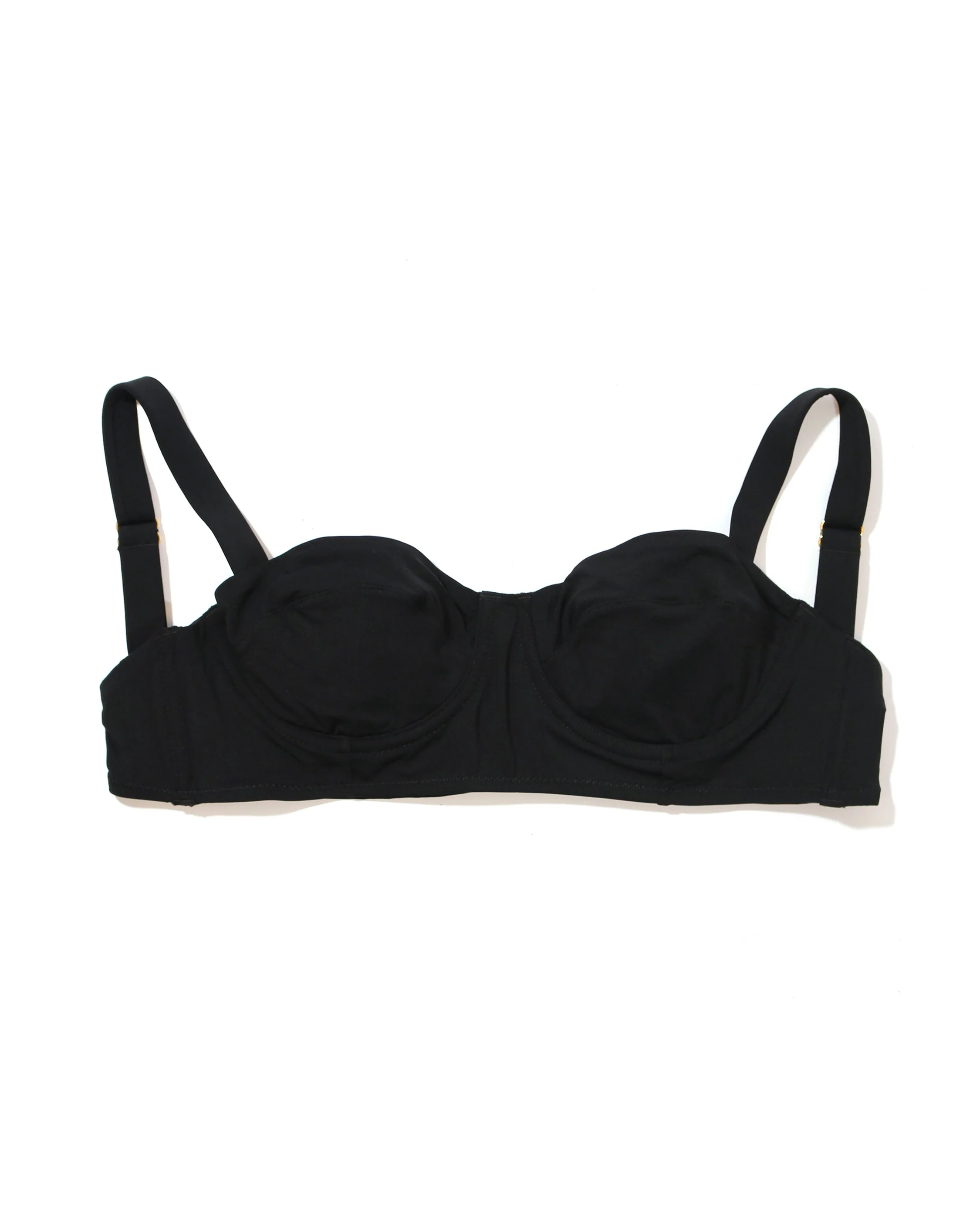 Balconette Bikini Swimsuit Top Black - Image 3