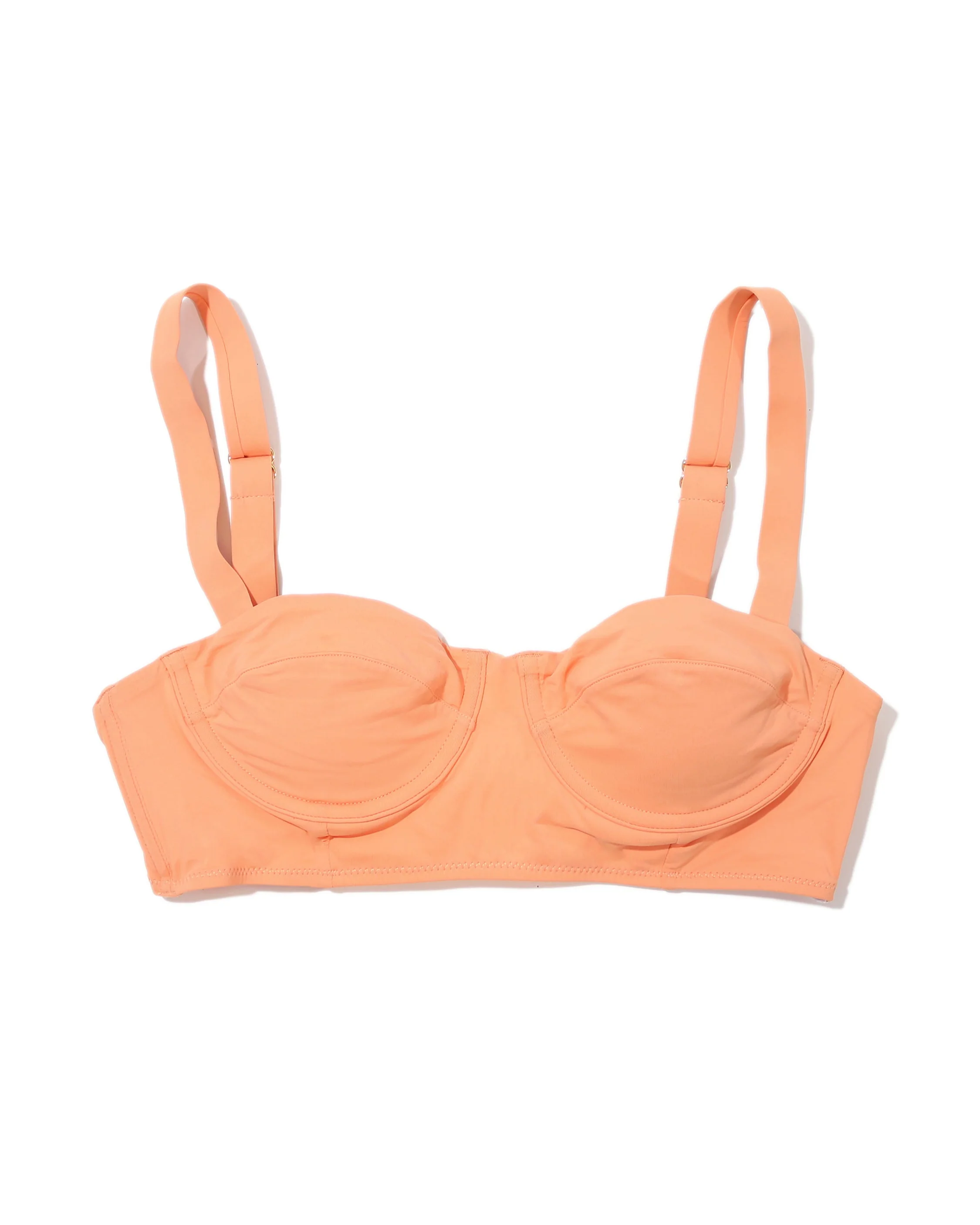 Balconette Bikini Swimsuit Top Florence Orange - Image 2