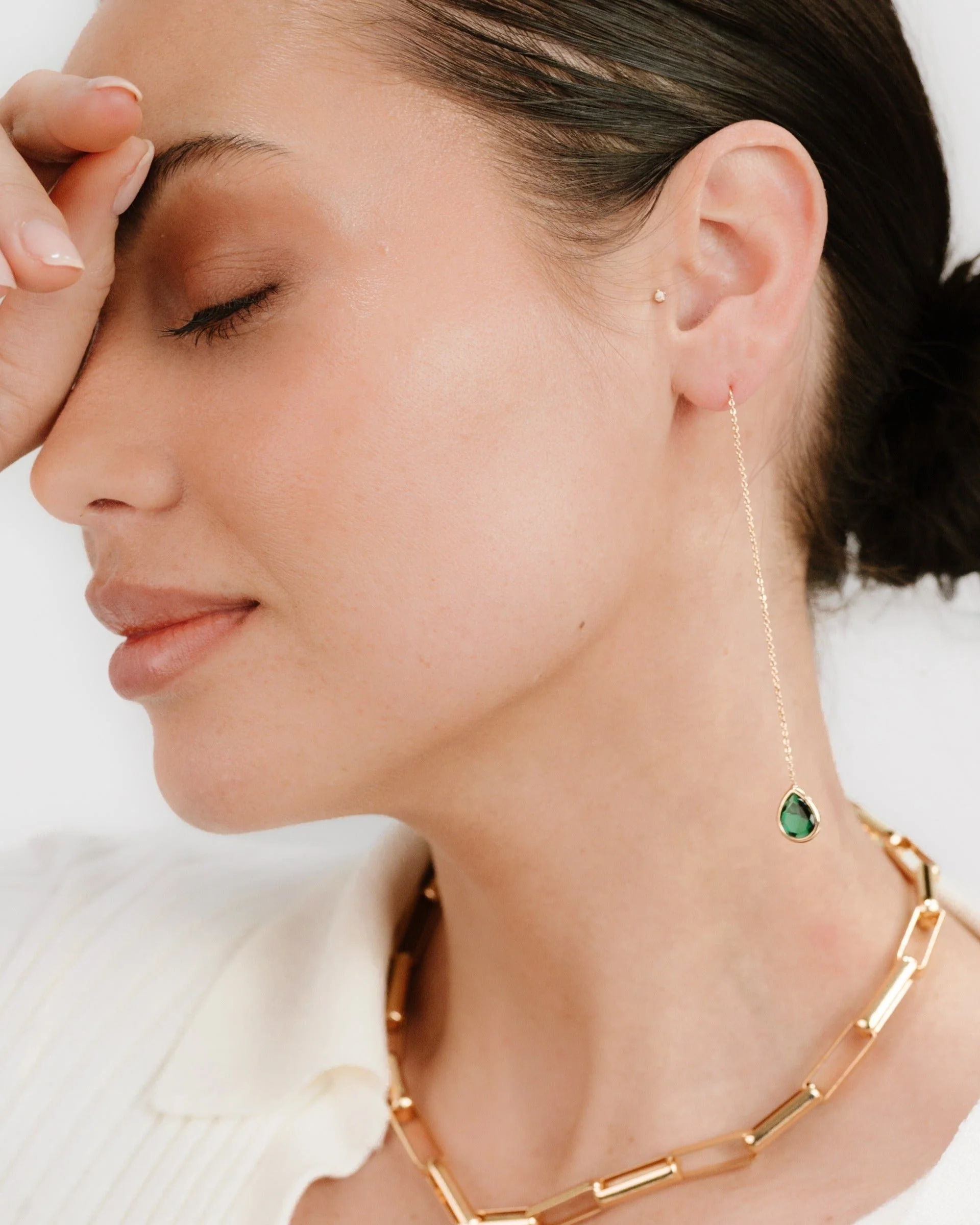 Barely There Chain and Crystal Dangle Earrings - Image 22