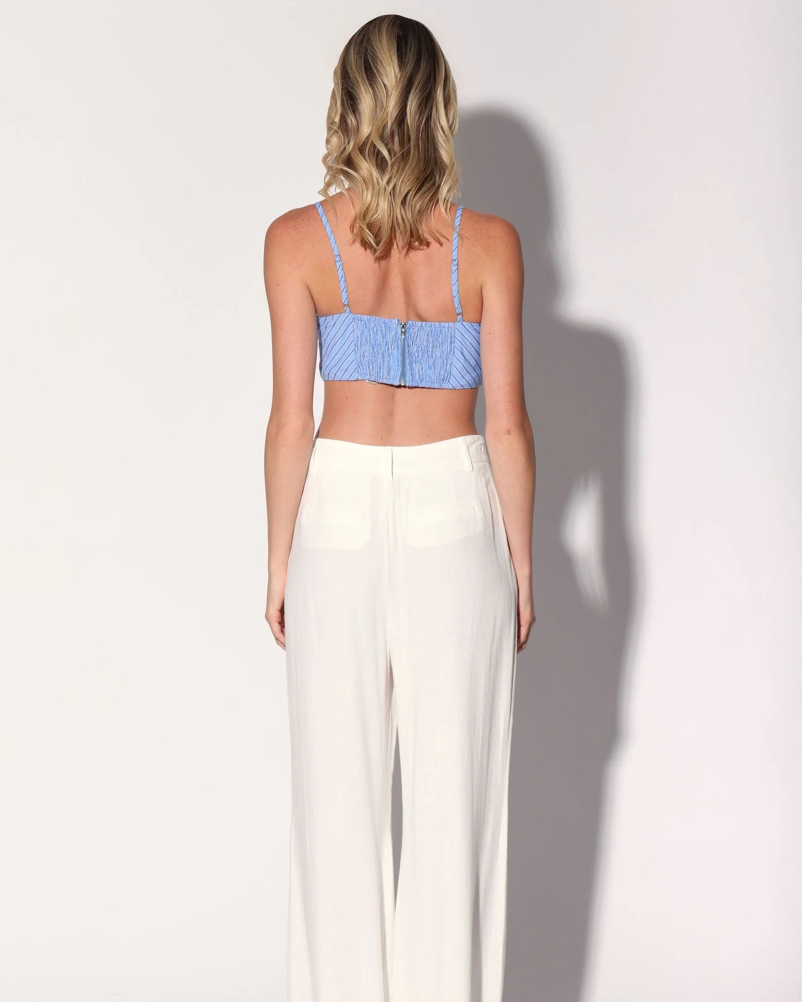 Belinda Pant, Ivory - Image 4