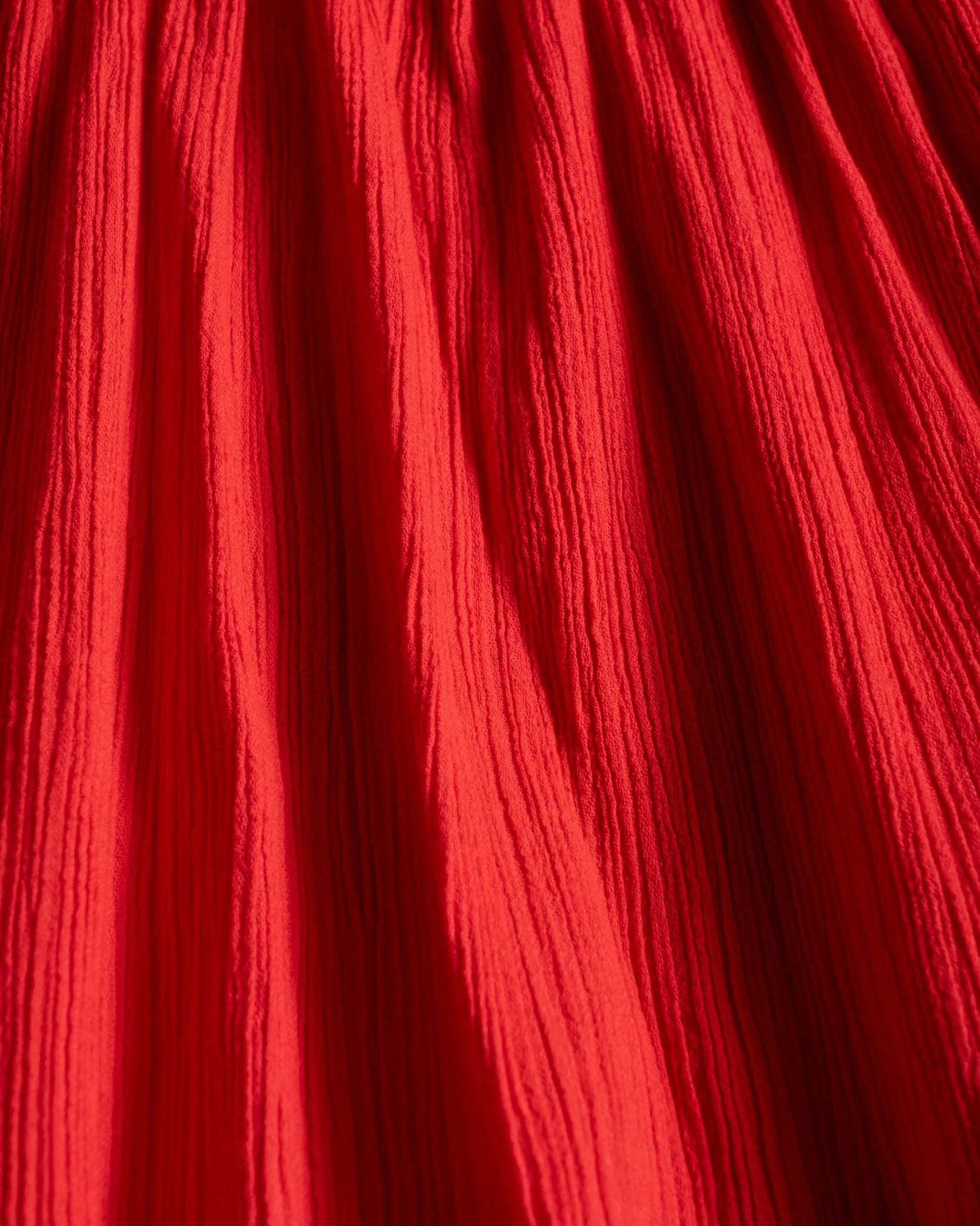 Beth Dress In Guava Red - Image 7