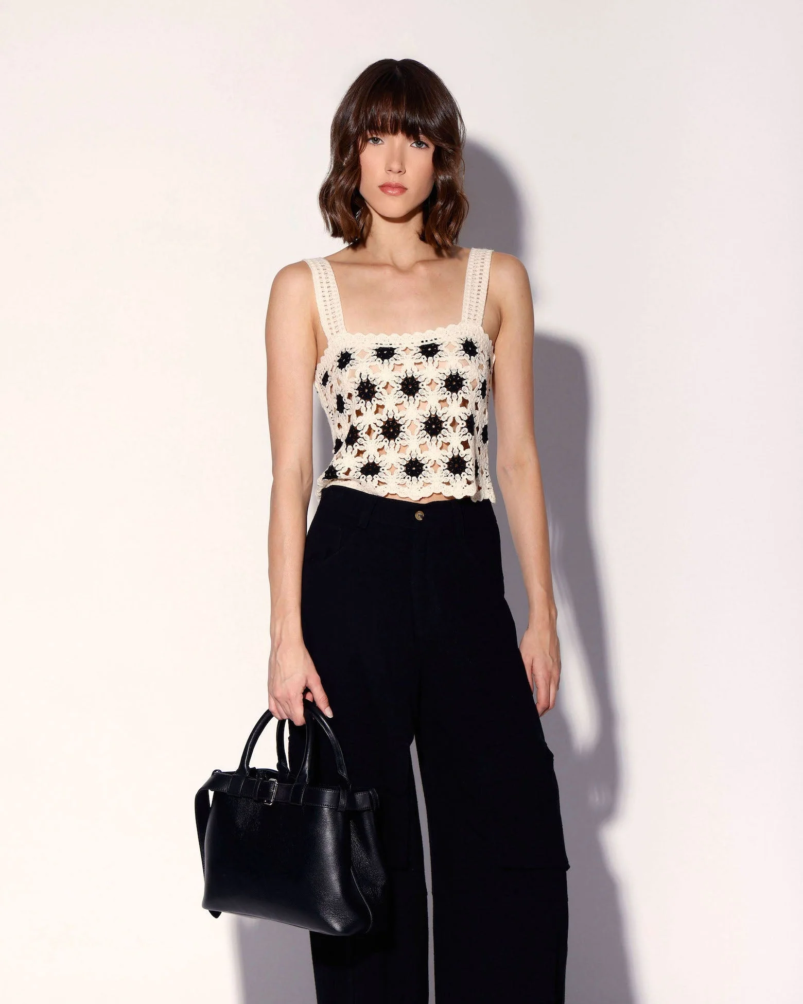 Beverly Tank Top, Dot Crochet - Image 2