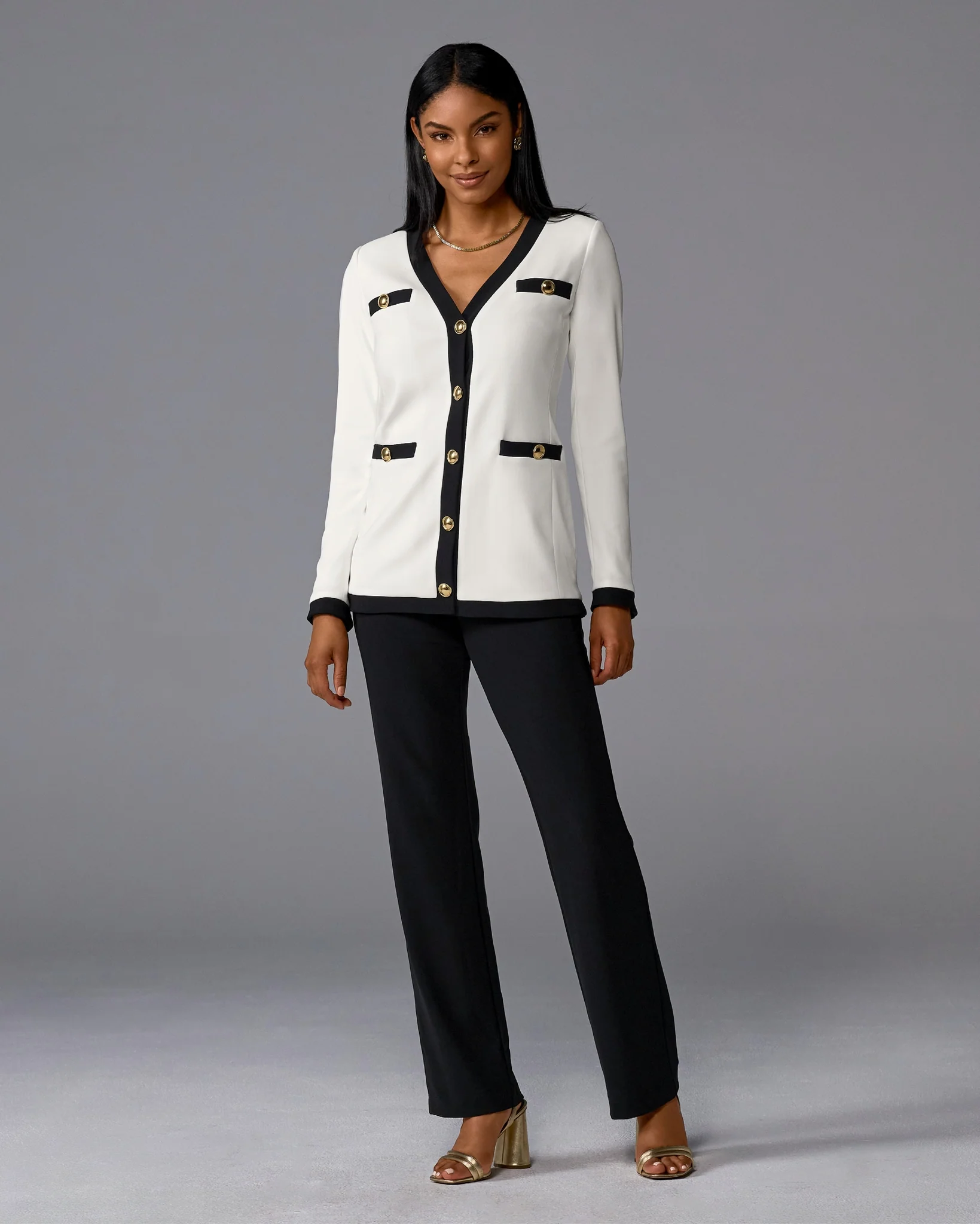 Beyond Travel Colorblock Set Ivory Coast/Jet Black