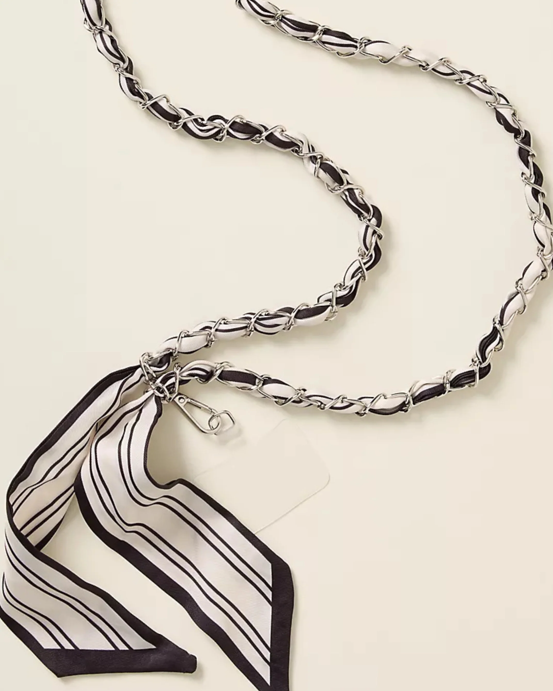 Black Tie Palms Crossbody Phone Chain - Image 2