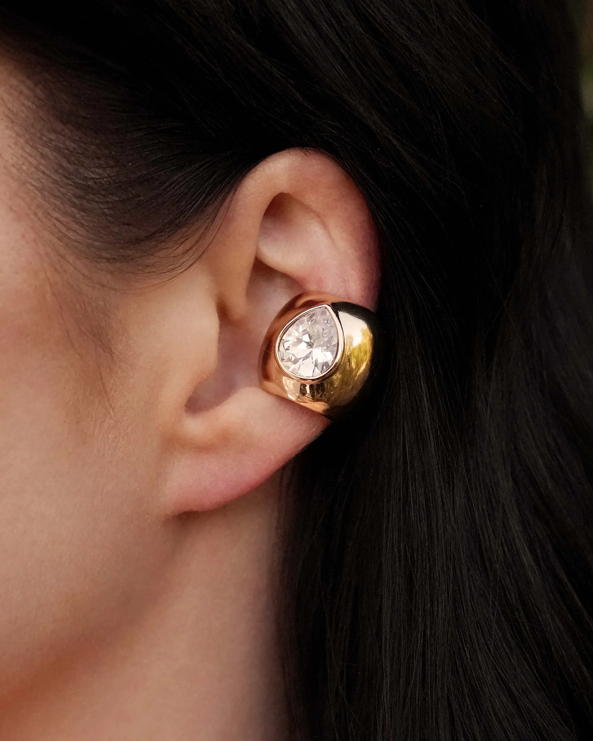 Bold Crystal Ear Cuff - Image 2