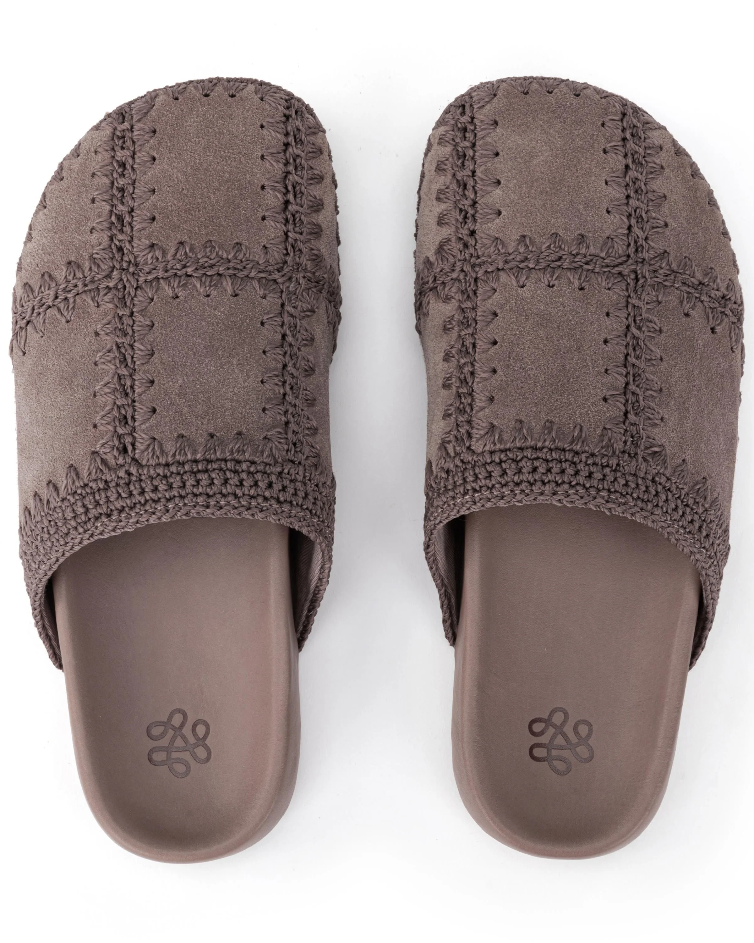 Bolinas Clog - Leather - Mushroom Suede Patch