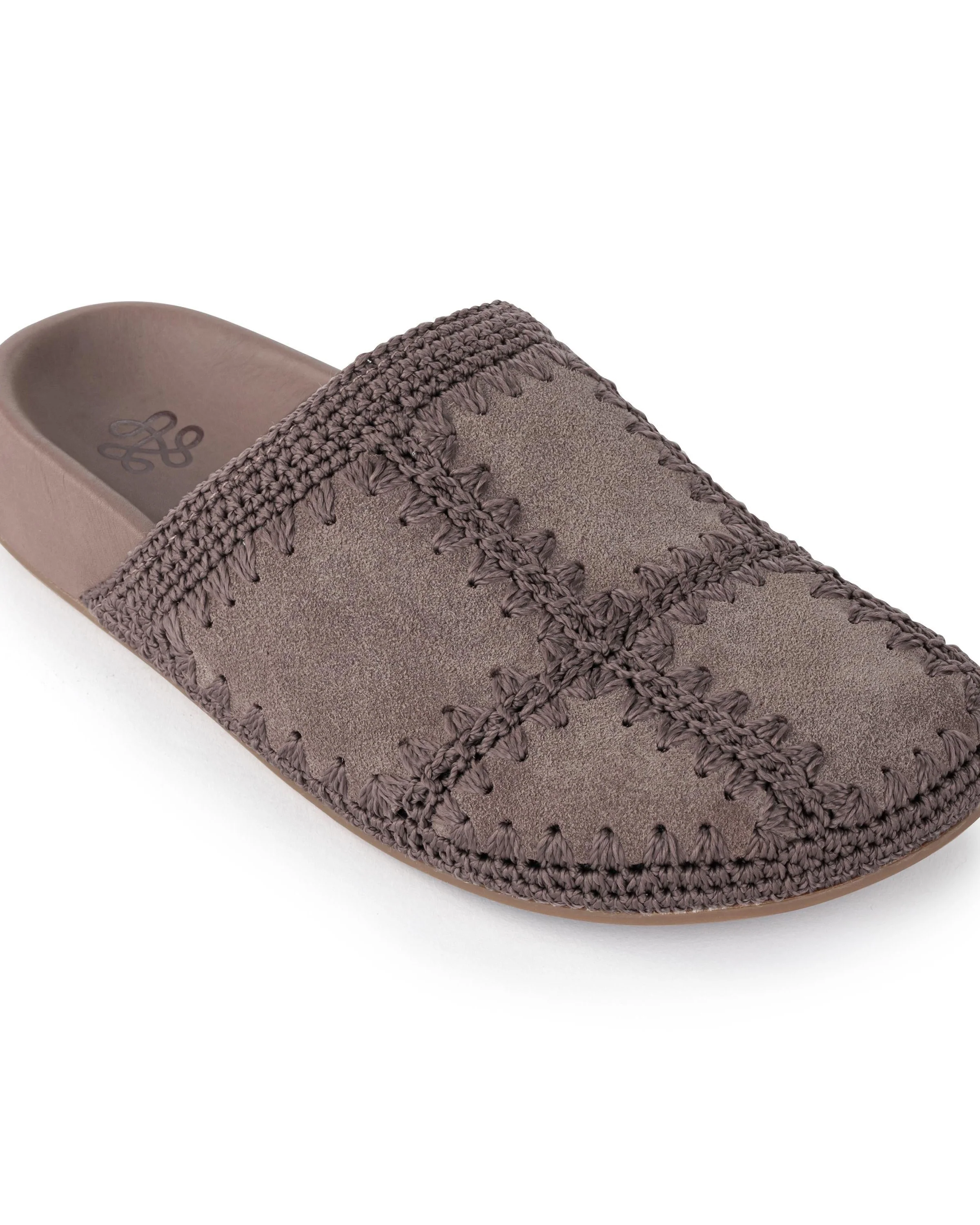 Bolinas Clog - Leather - Mushroom Suede Patch - Image 3