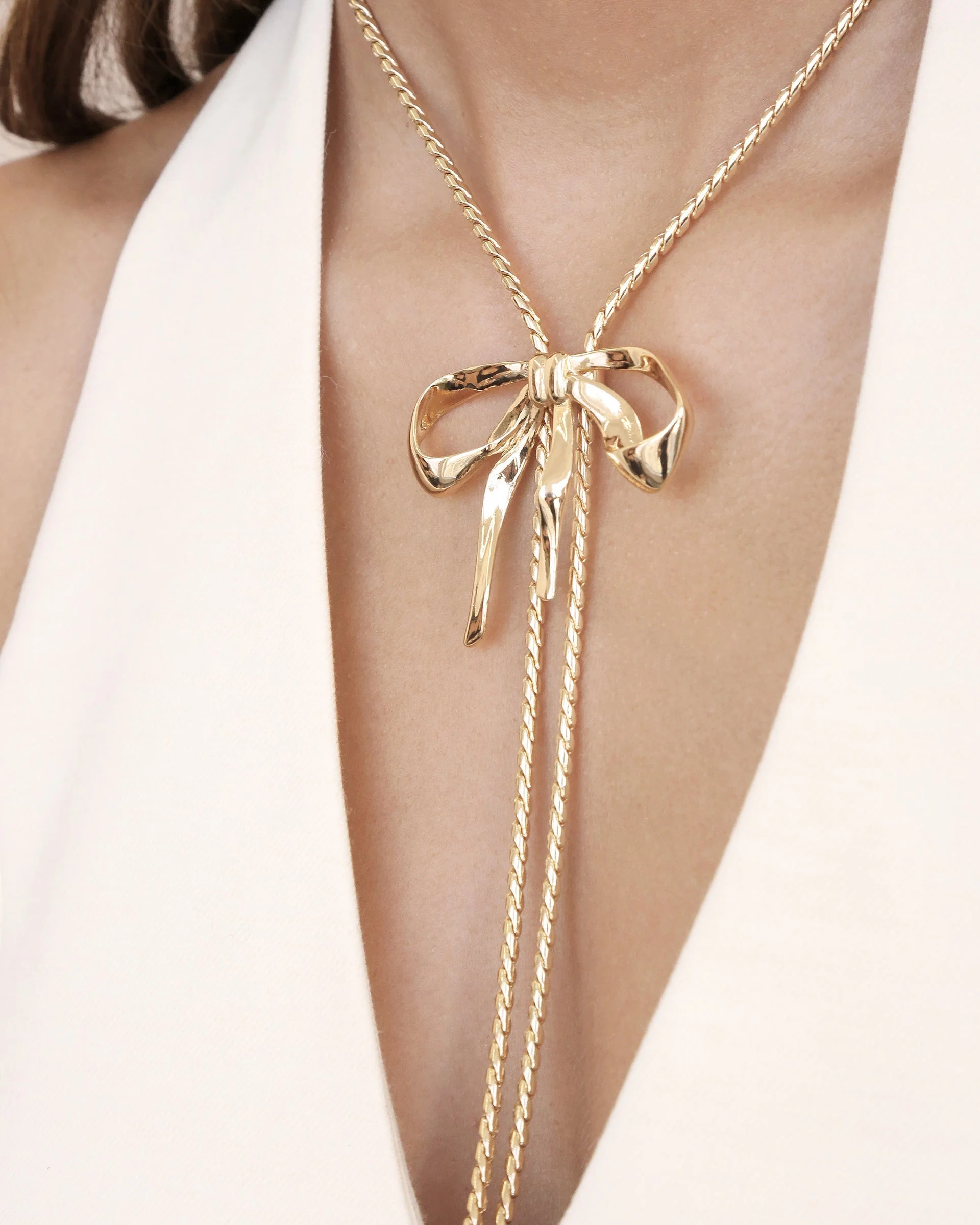 Bow Organica Bolo Necklace - Image 4
