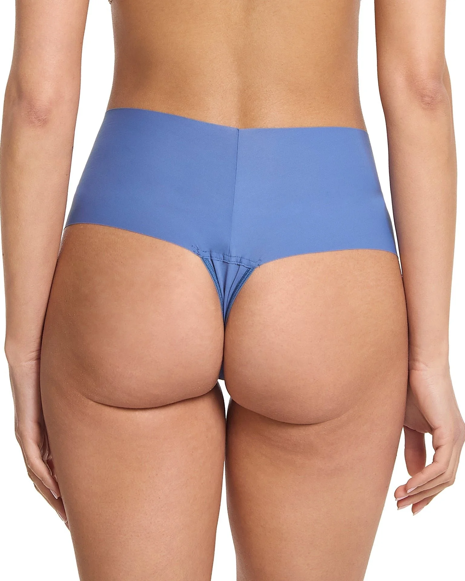 BreatheSoft® High Rise Thong Rainy Day Blue - Image 2