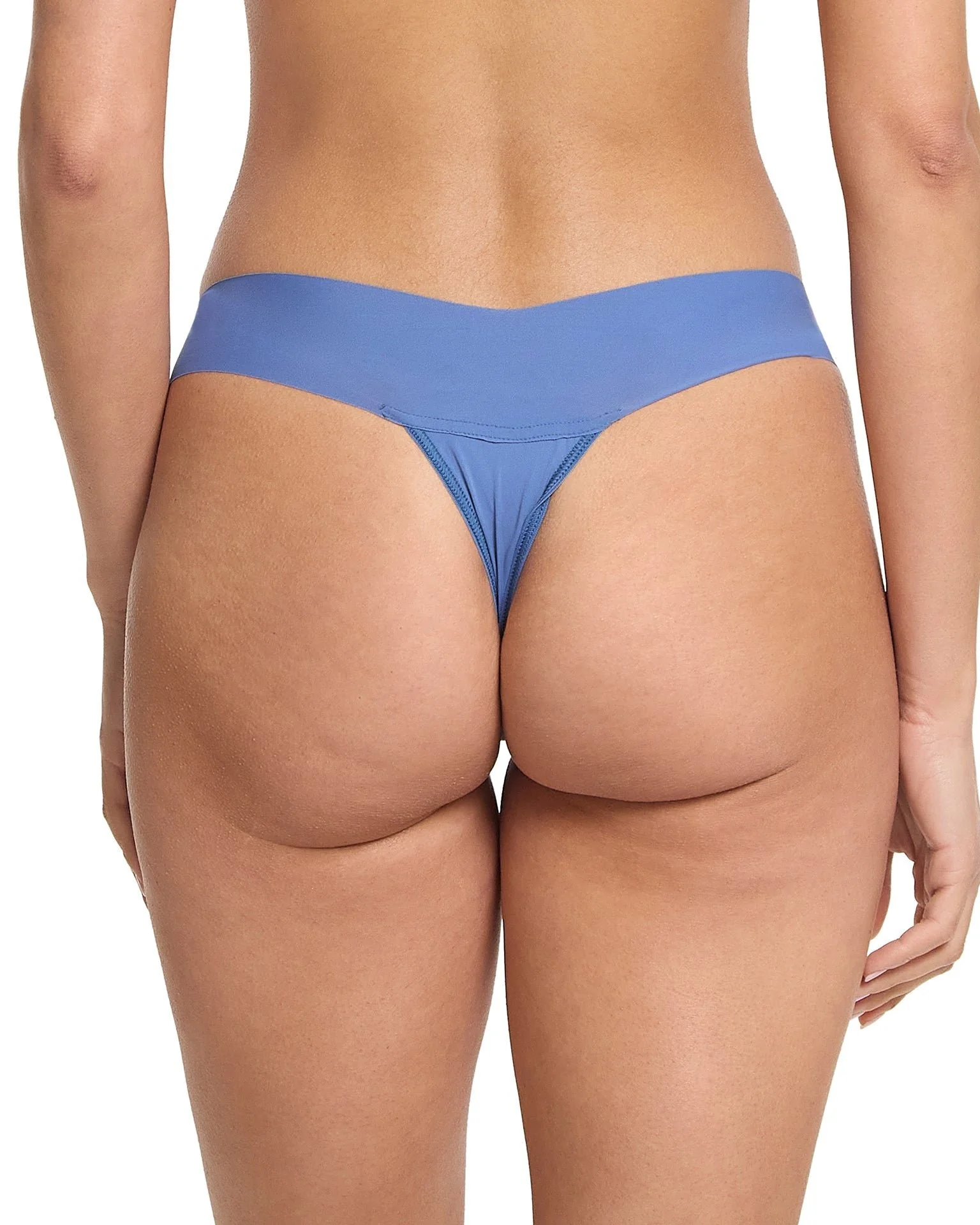BreatheSoft® Natural Rise Thong Rainy Day Blue - Image 2