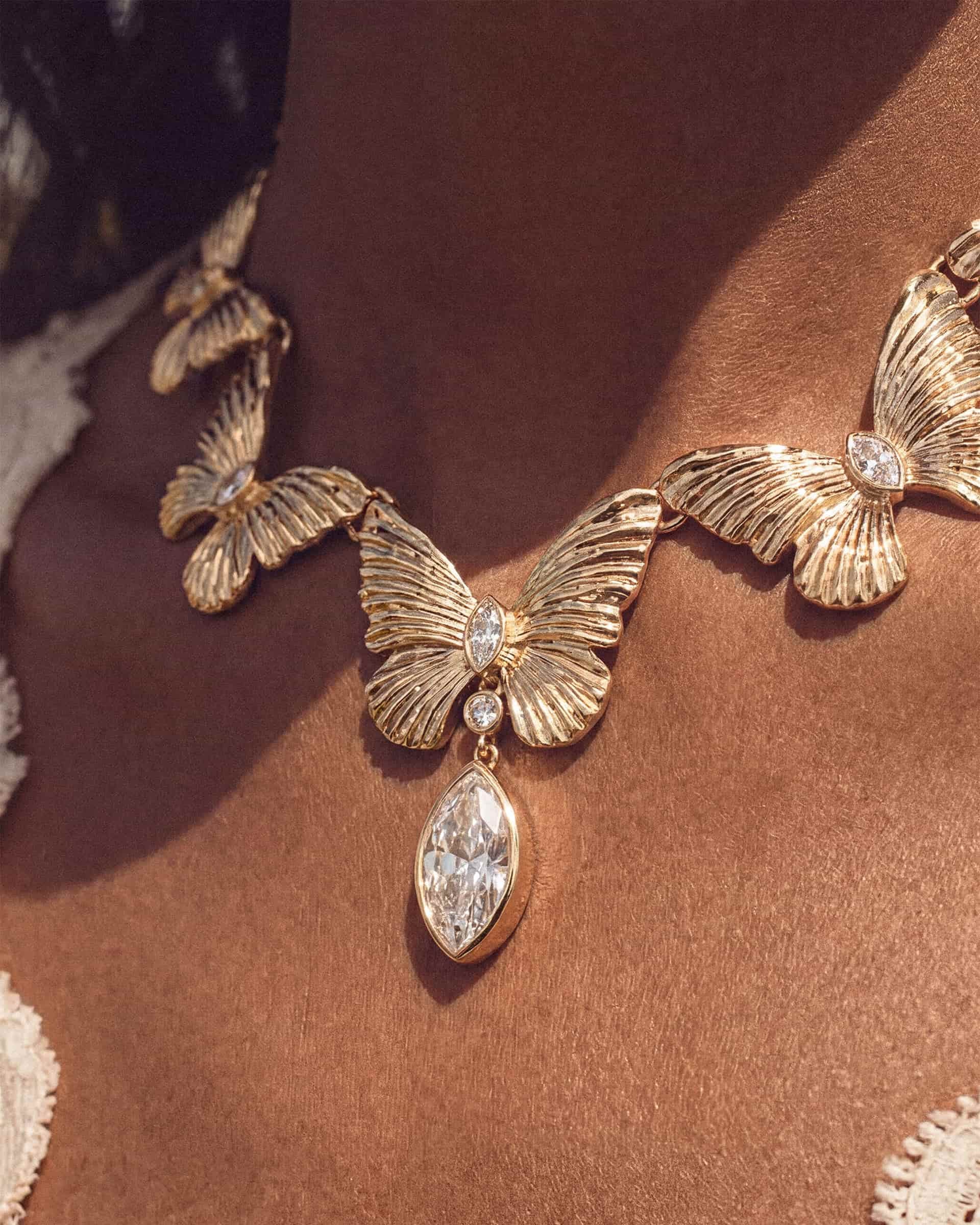Butterfly Choker Necklace - Image 2