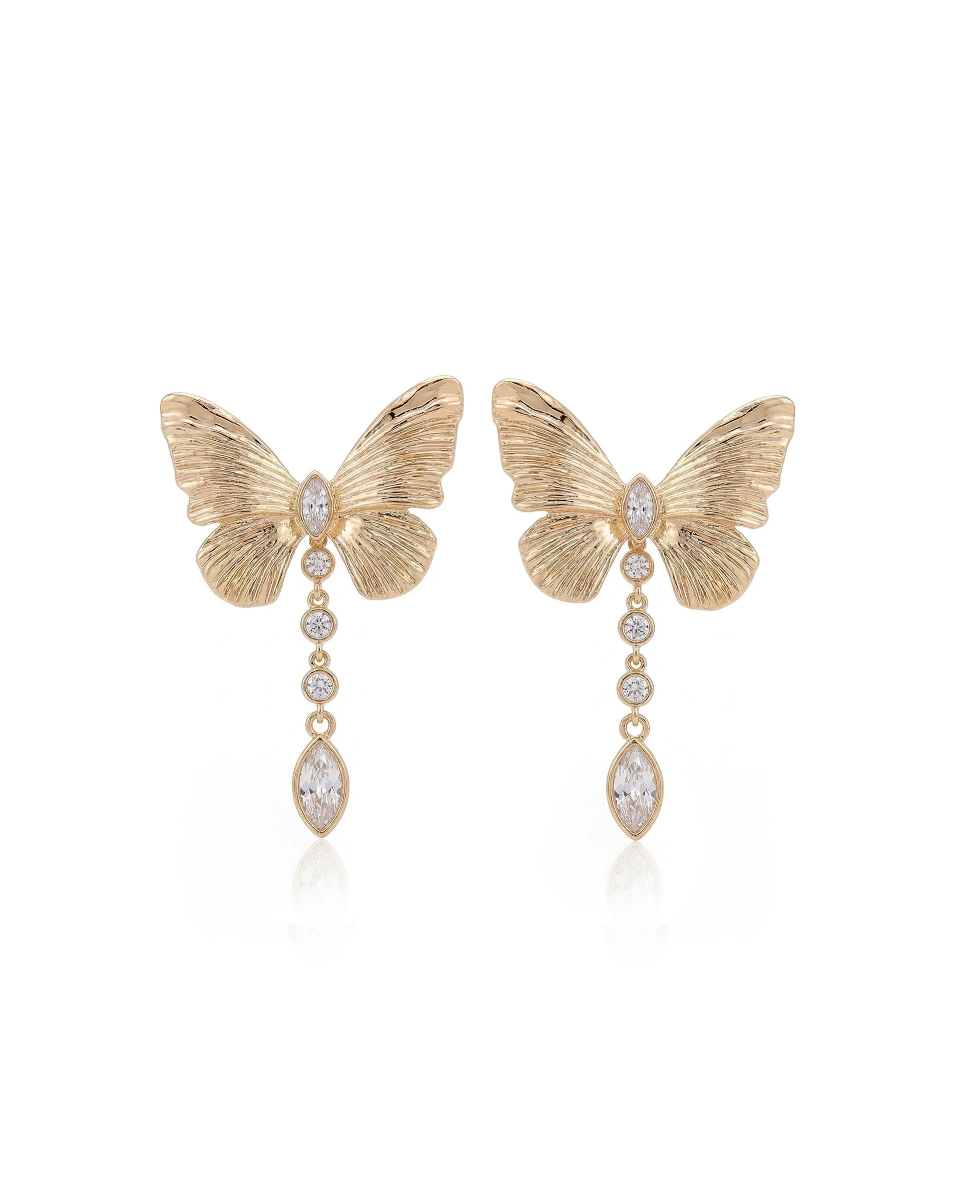 Butterfly Dangle Earrings - Image 3