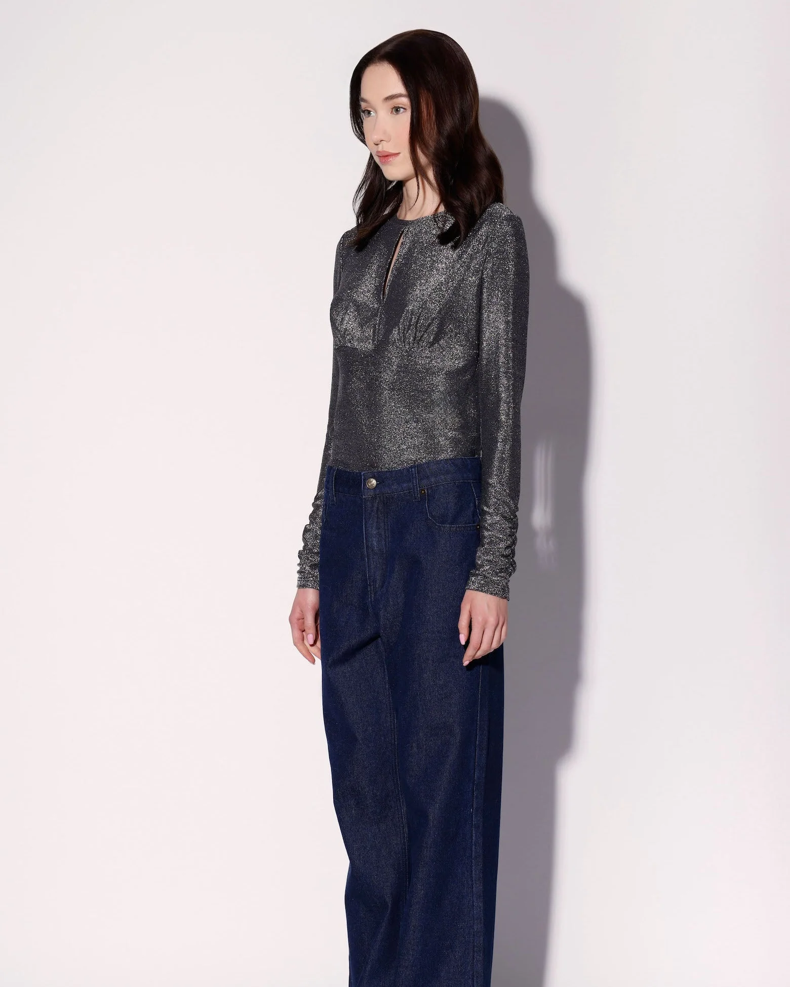 Charlie Top, Shimmer Black - Image 3