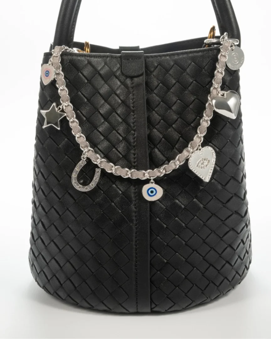 Charm & Chance Silver Bag Charm