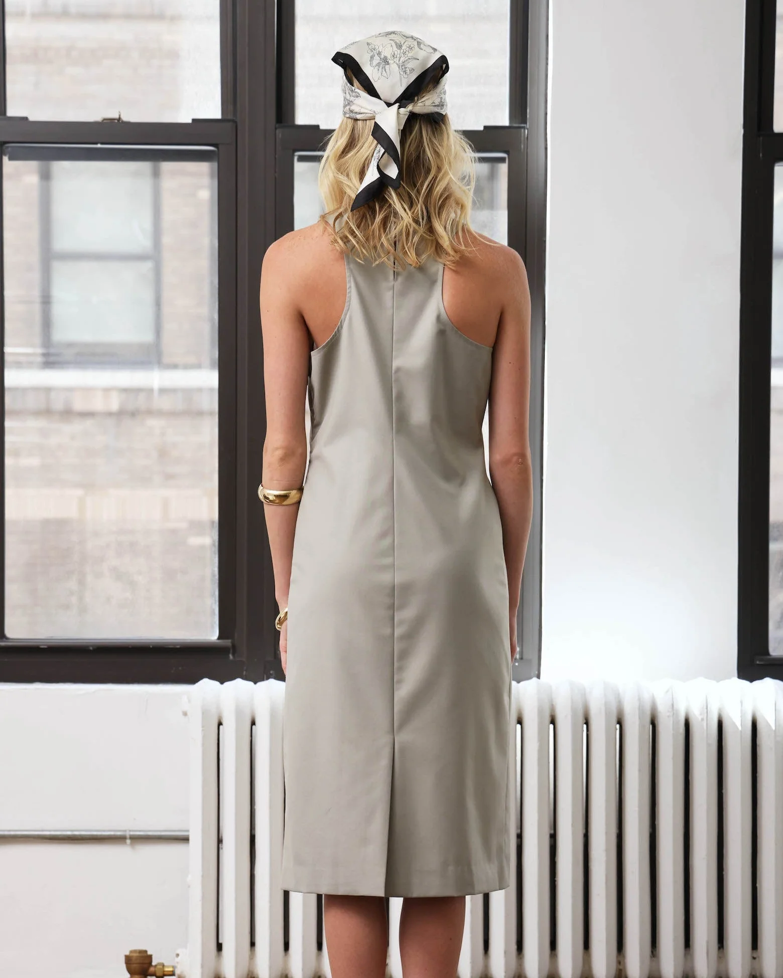 Chelsea Dress, Pale Sage - Image 4