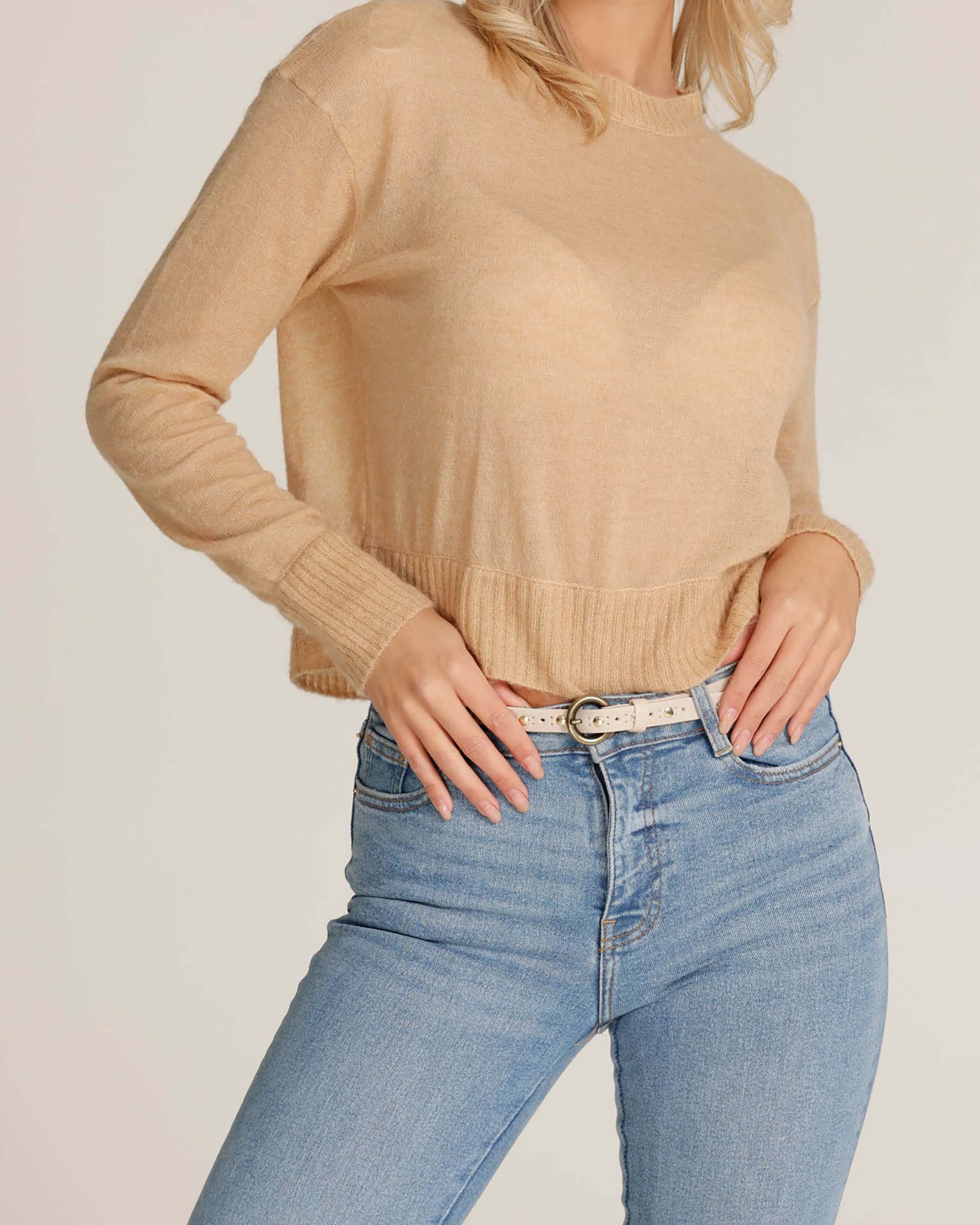 Chloe | Vintage Studded Skinny Belt - Image 10