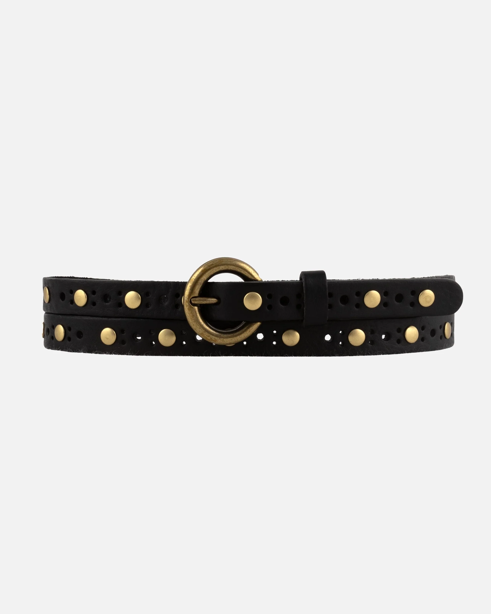 Chloe | Vintage Studded Skinny Belt - Image 13