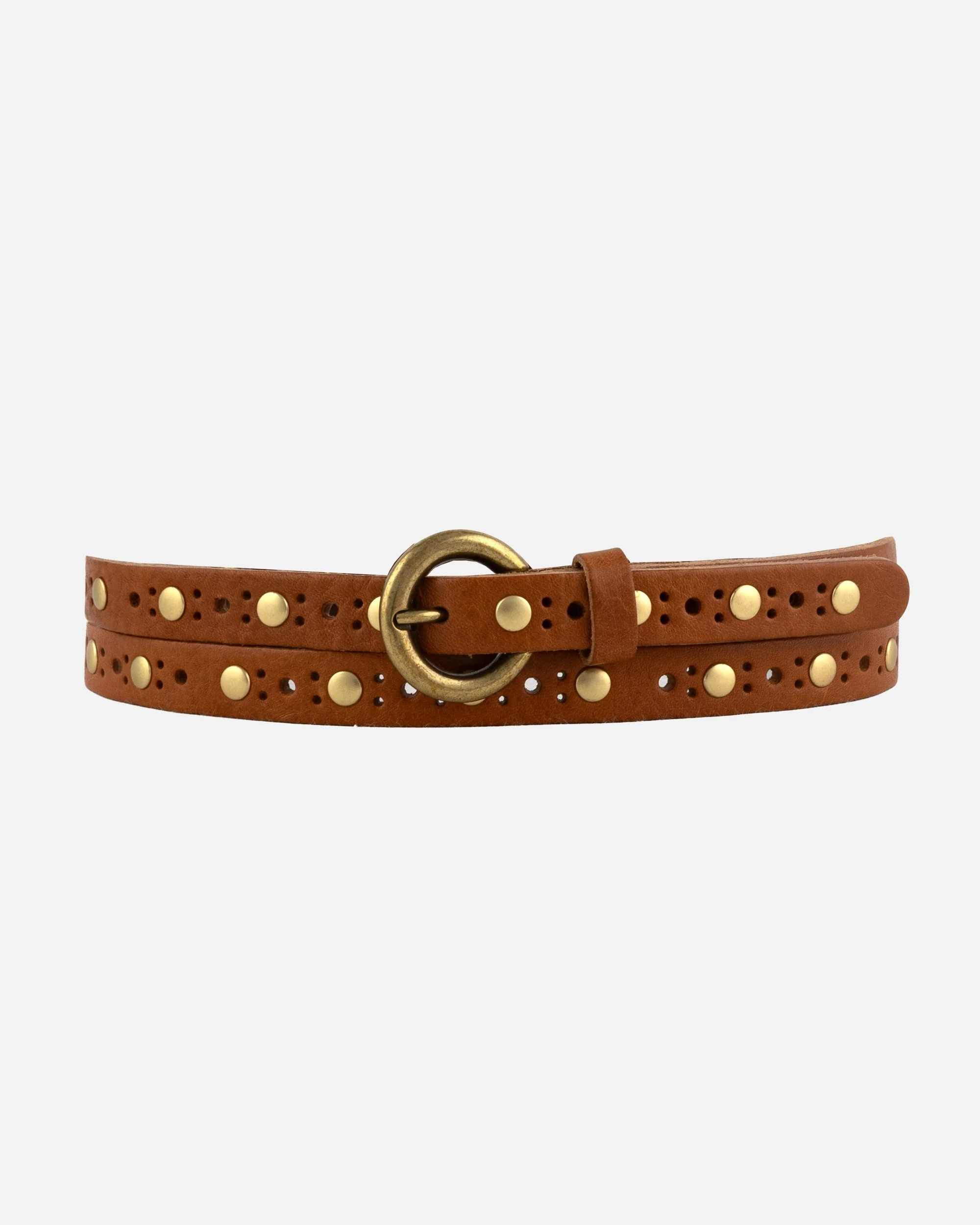 Chloe | Vintage Studded Skinny Belt - Image 22