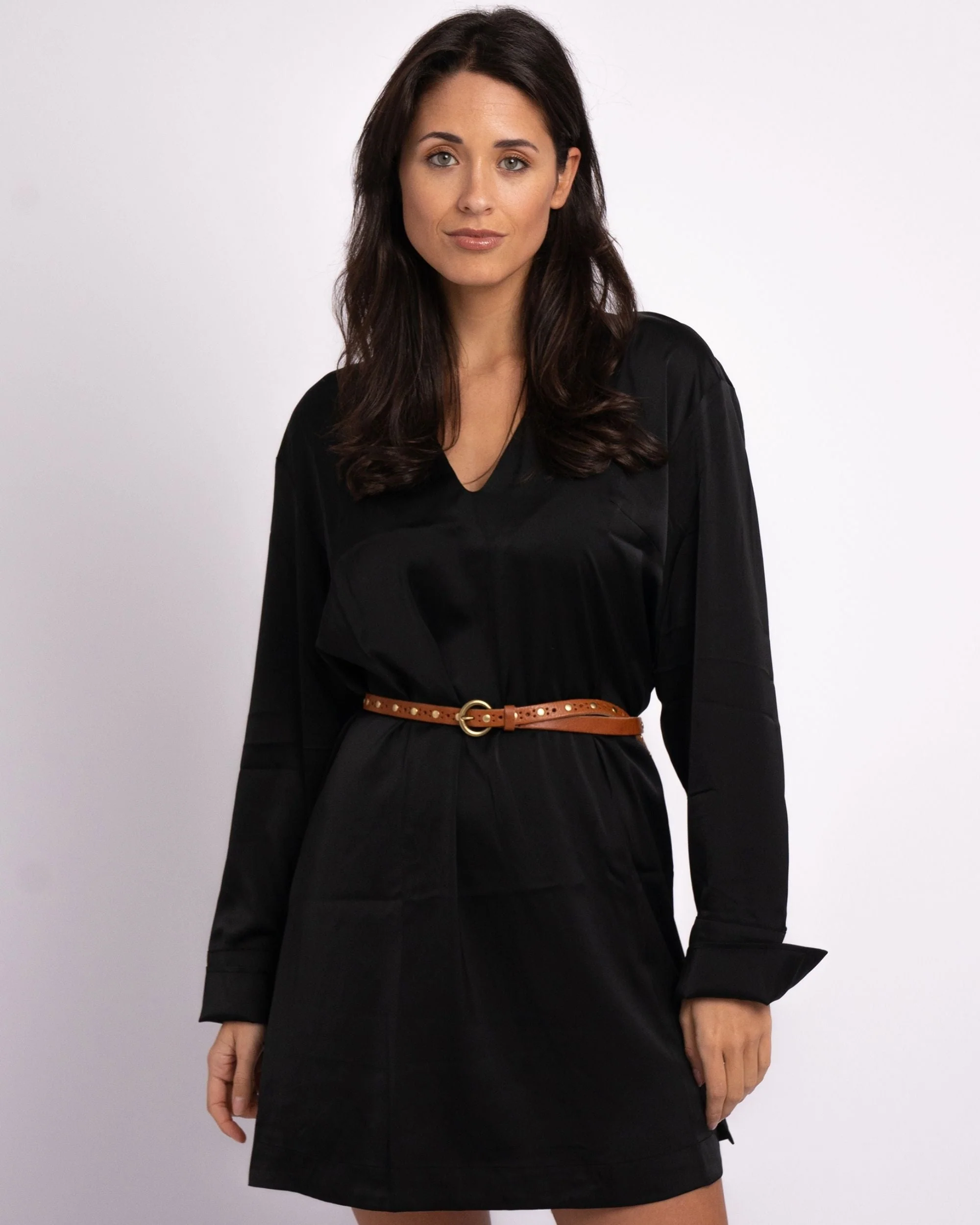 Chloe | Vintage Studded Skinny Belt - Image 26