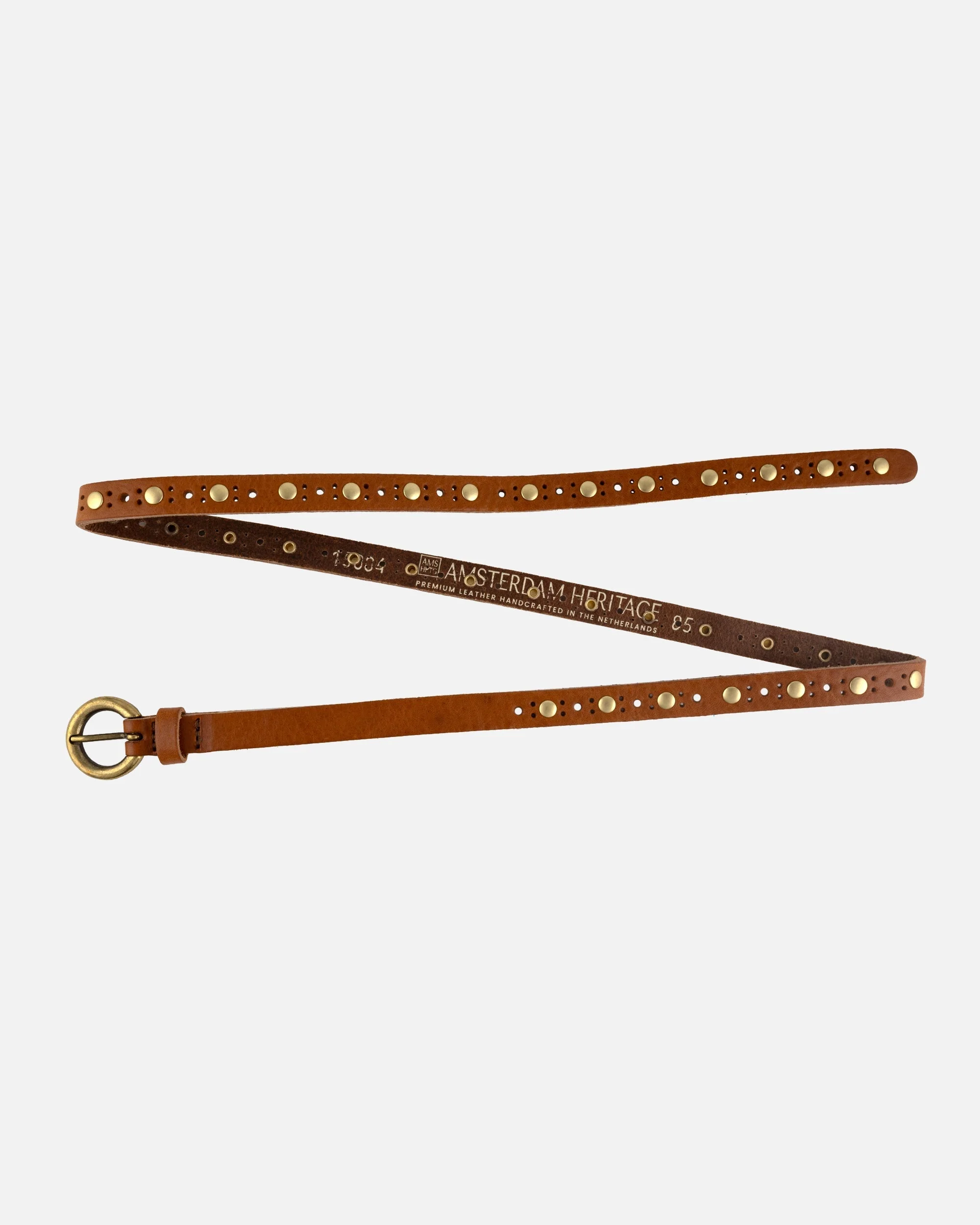 Chloe | Vintage Studded Skinny Belt - Image 30