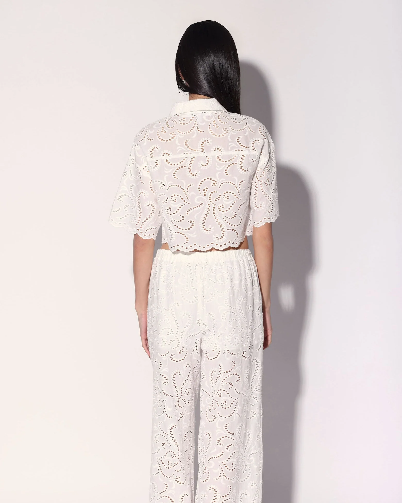 Cindy Top, White Eyelet - Image 4