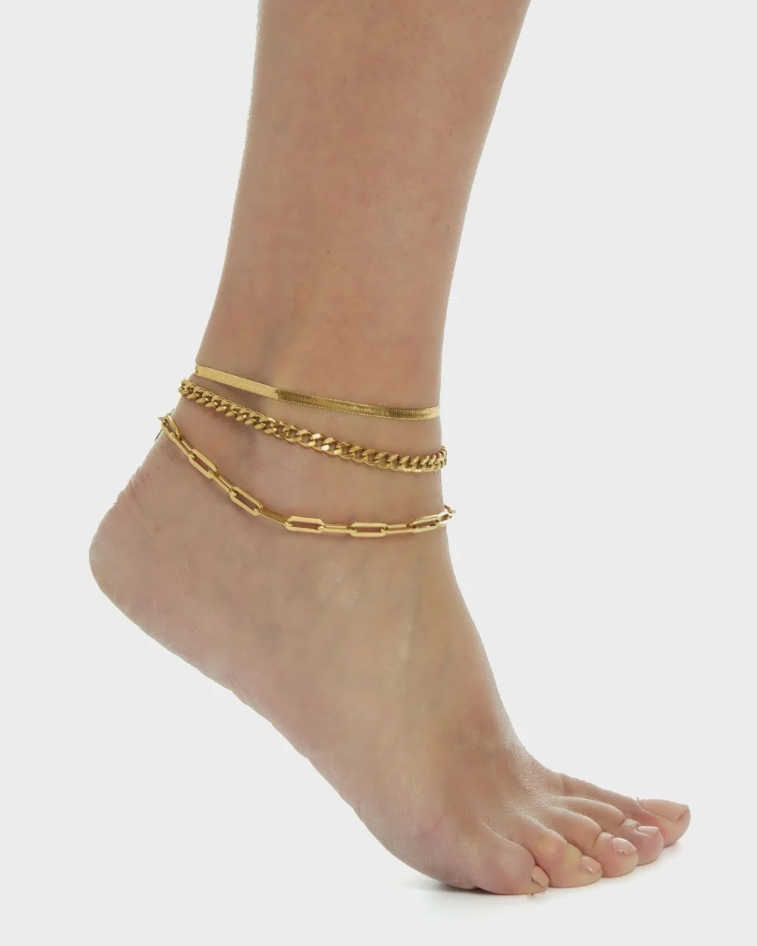 CINTHIA ANKLET SET GOLD - Image 4