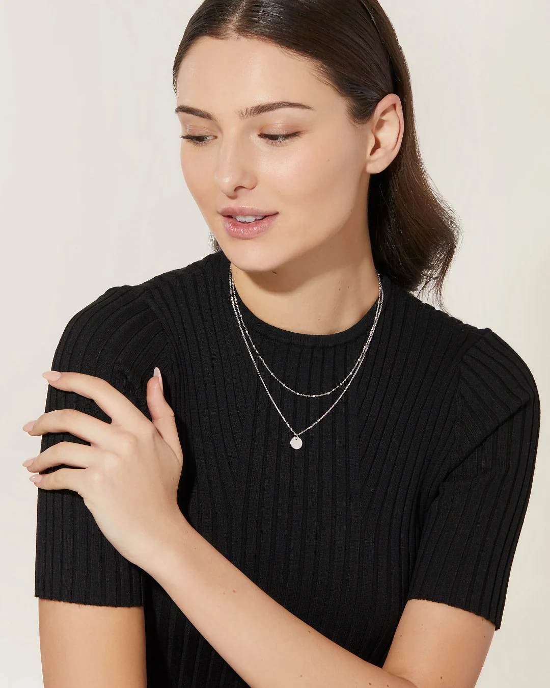 Coin Necklace Set - Willow Silver - Image 3