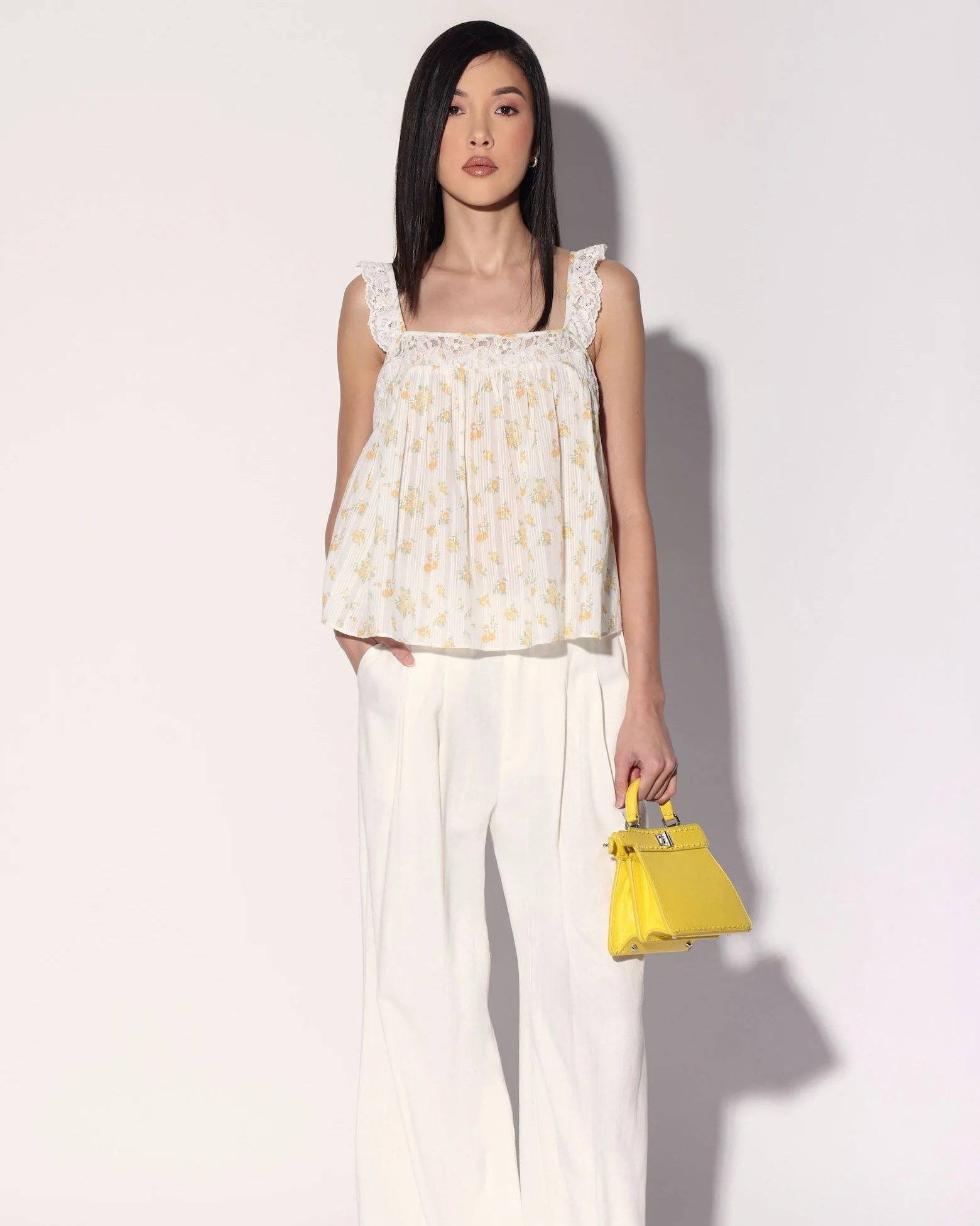 Cory Top, Yellow Bouquet - Image 2