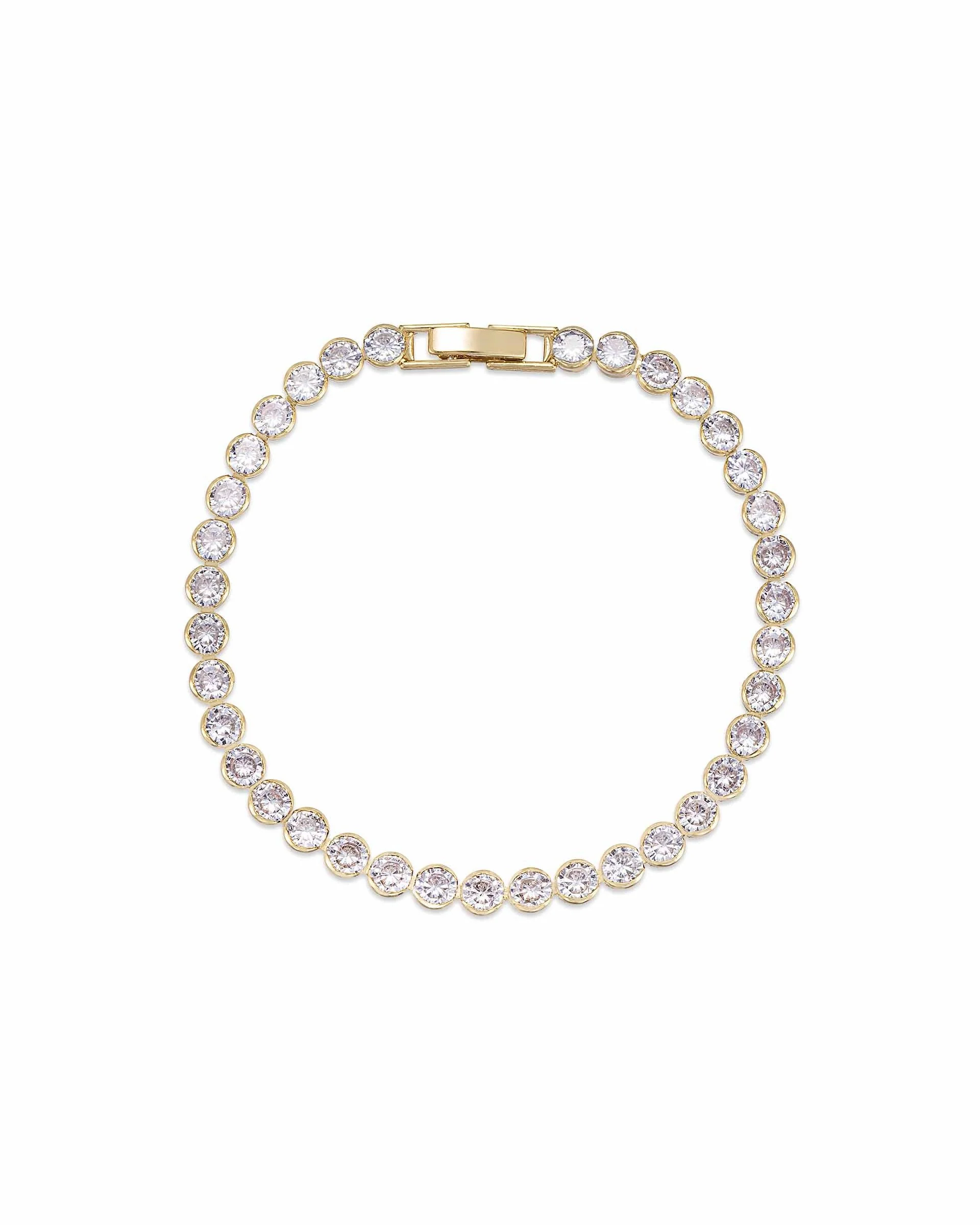 Crystal Chain Tennis Bracelet