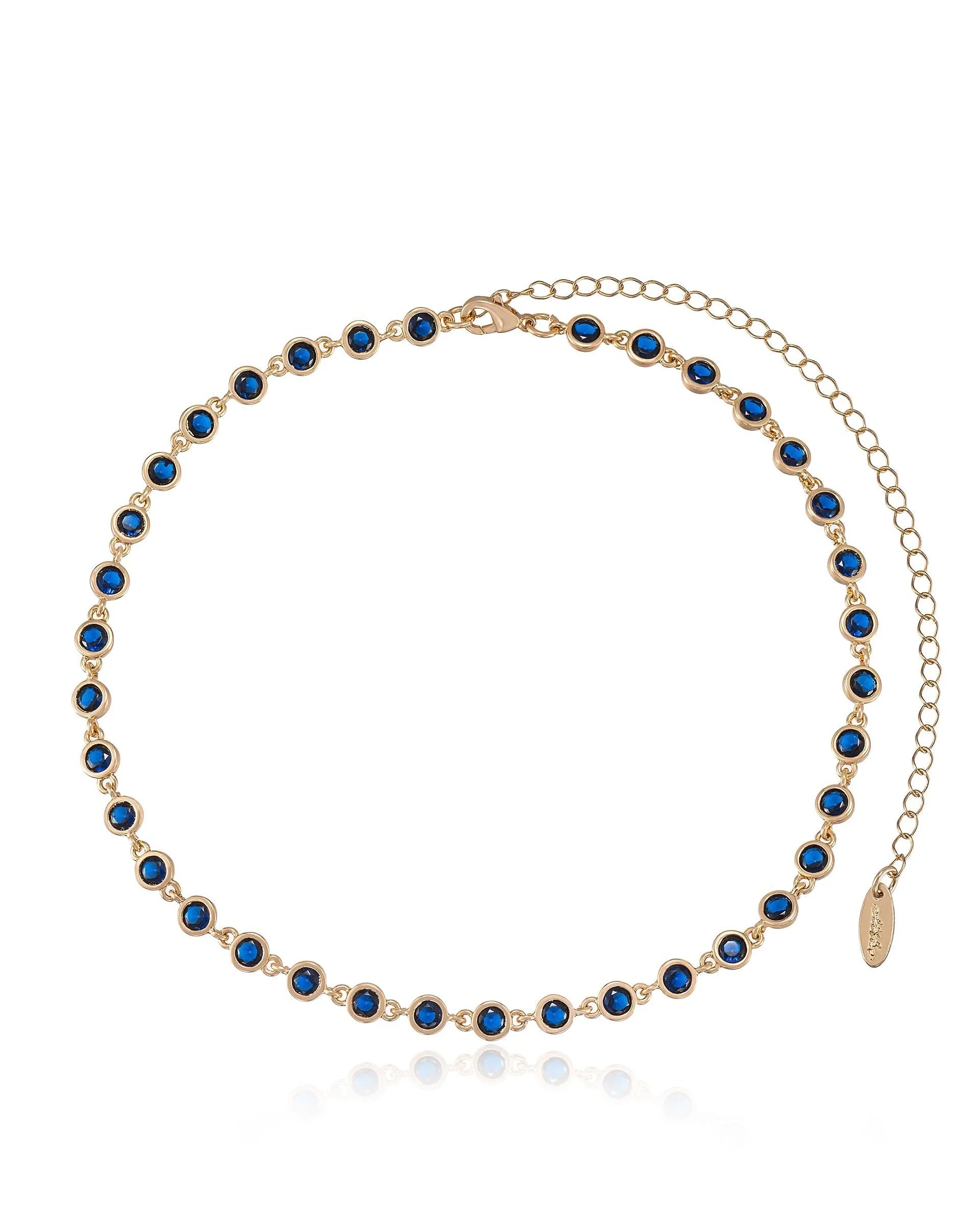 Crystal Disc and Link Necklace - Image 17