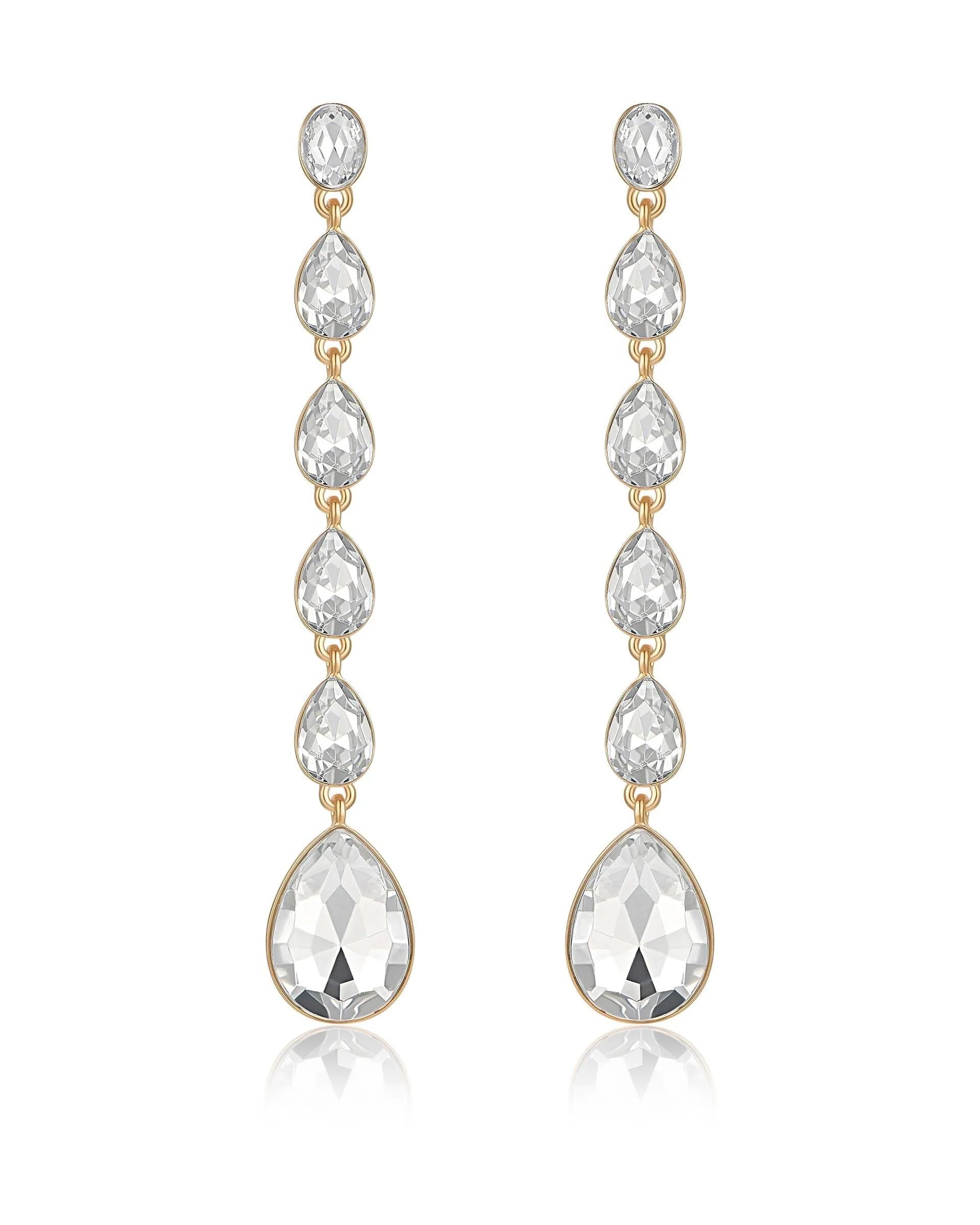 Crystallized Drop Earrings