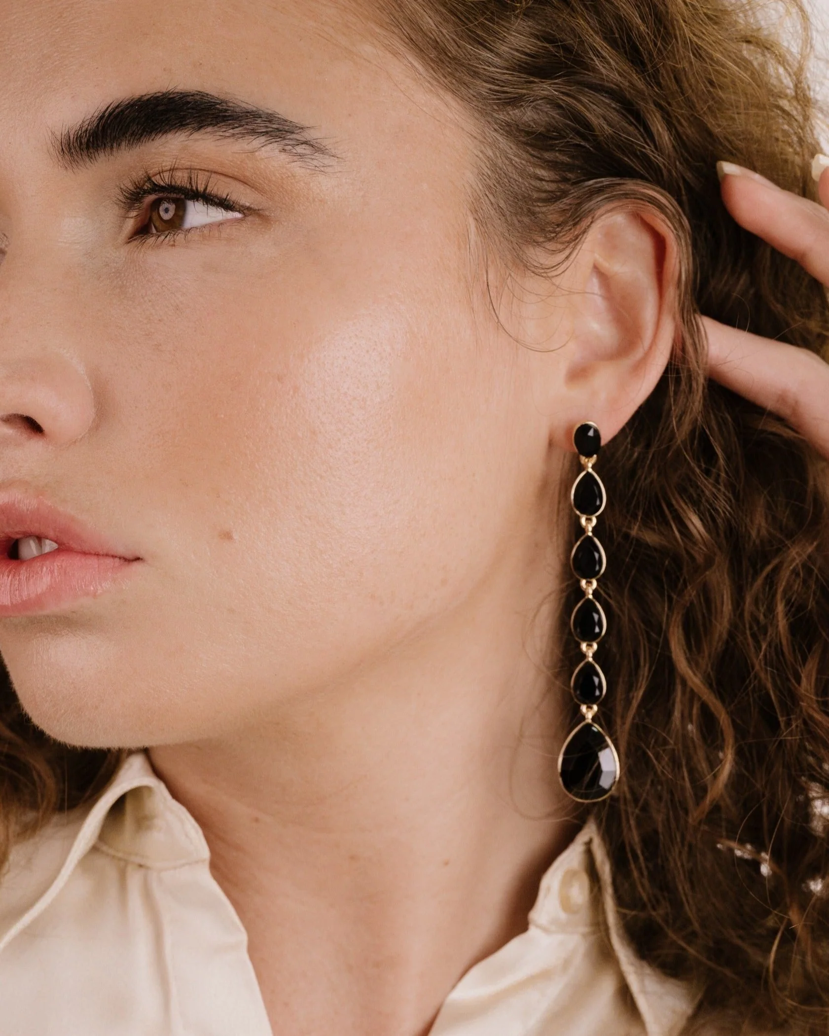 Crystallized Drop Earrings - Image 6