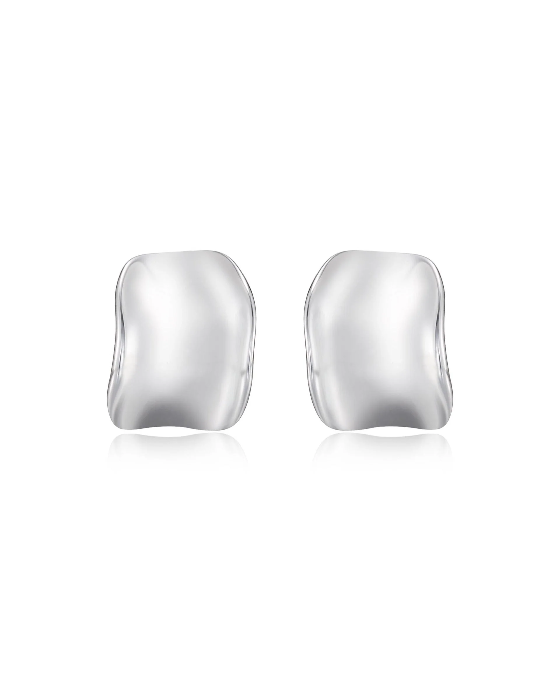 Curved Stud Earrings - Image 9