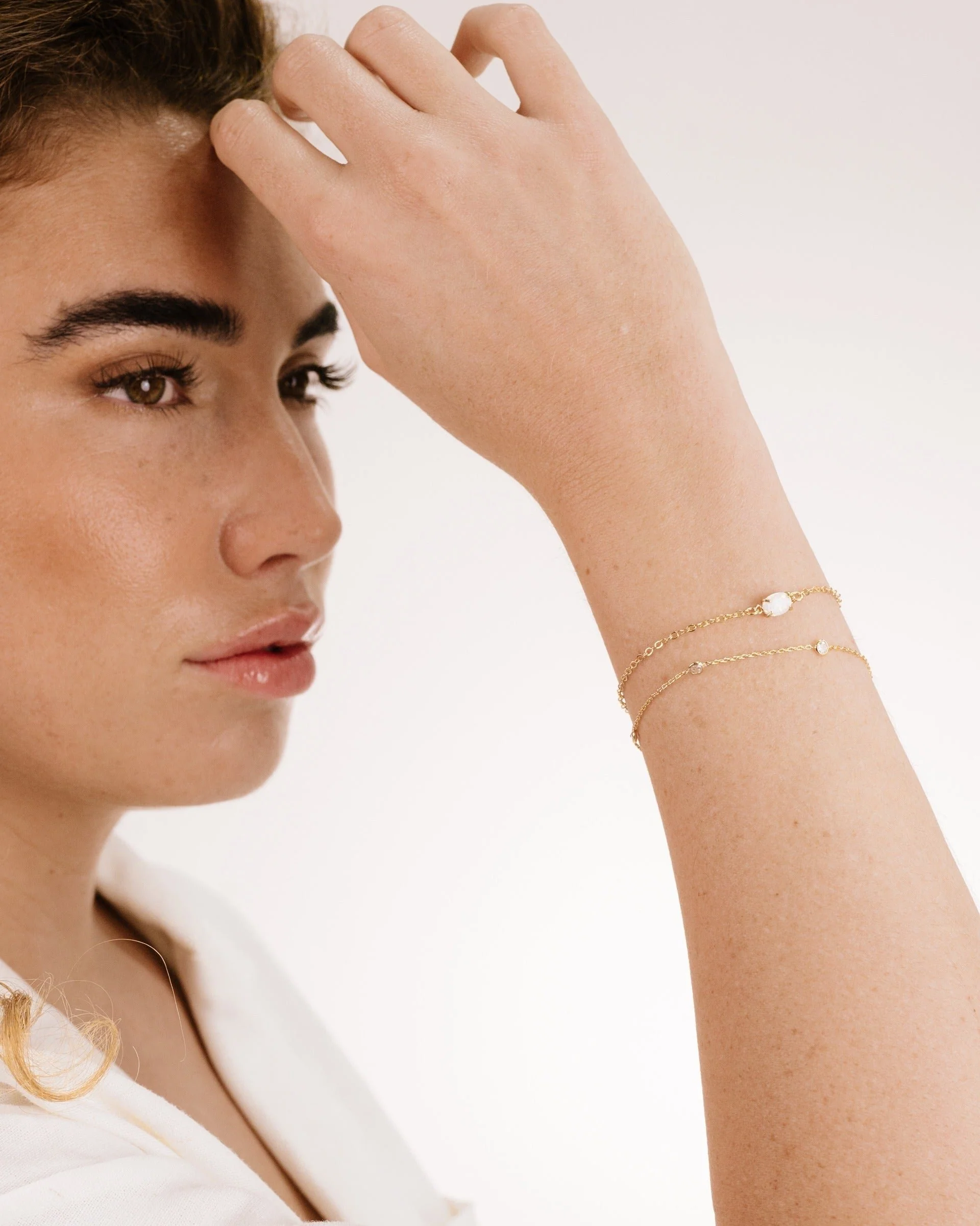 Dainty Bracelet Set with Extender - Image 4