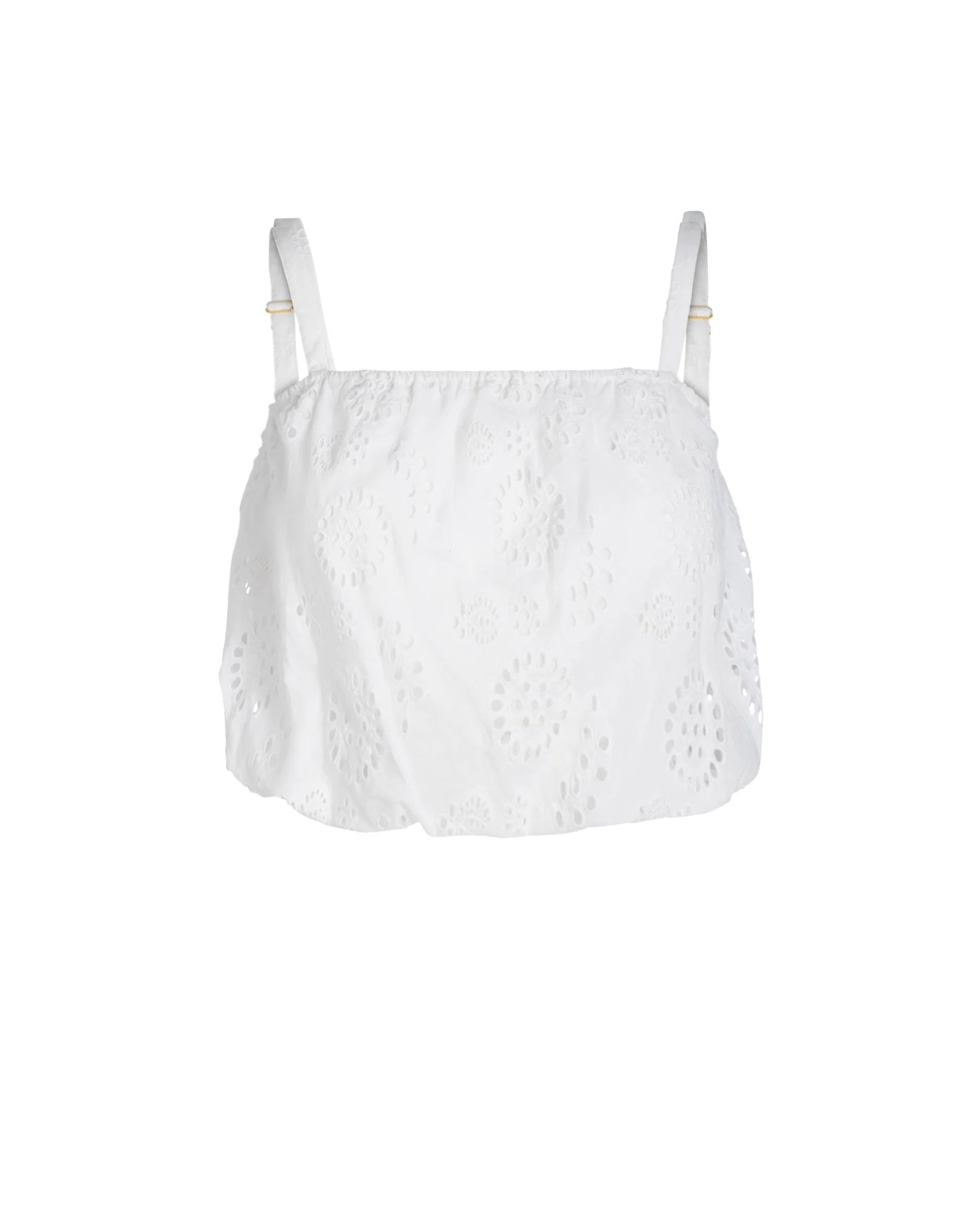 Dani Top In Fresh White Eyelet
