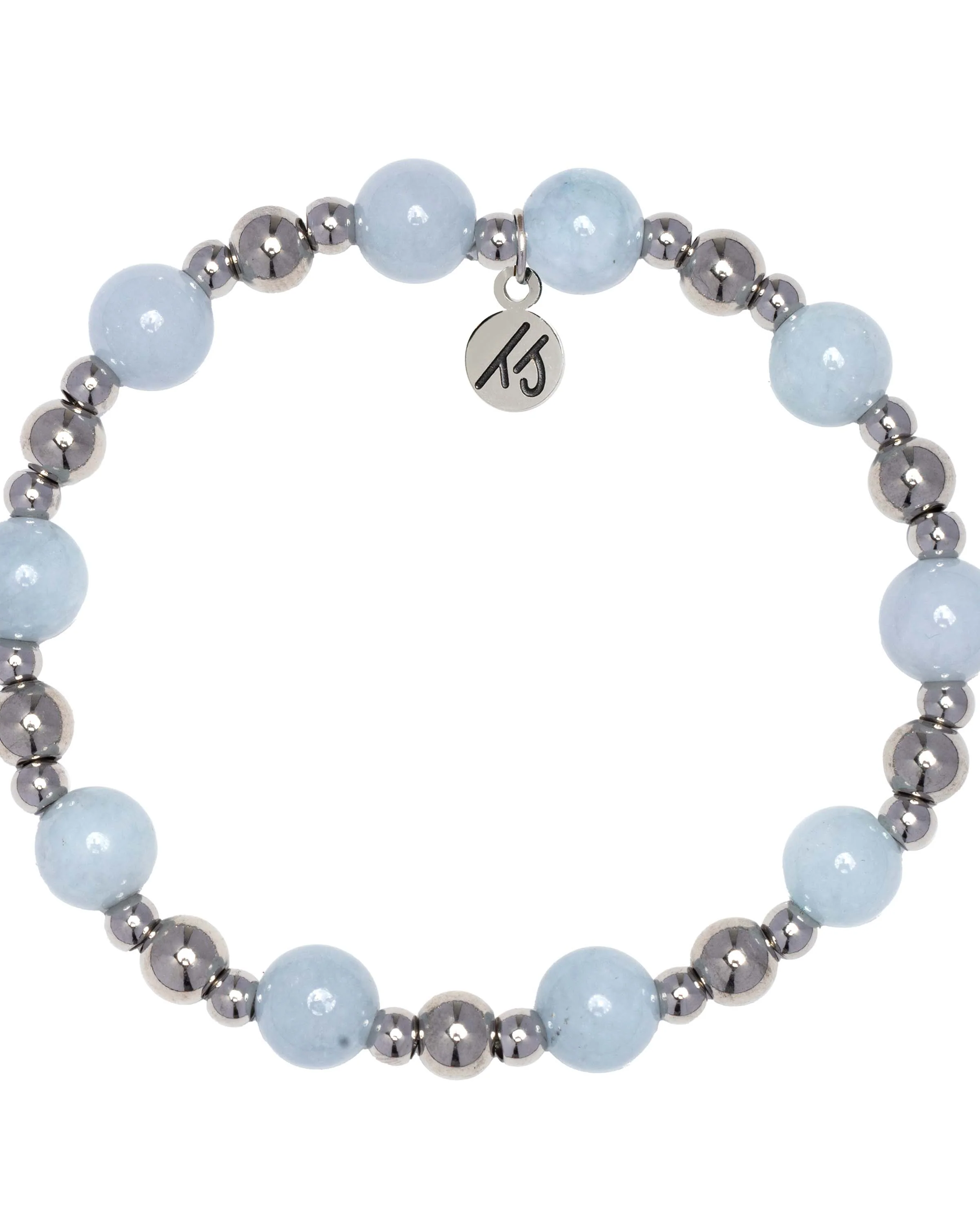 Day by Day Collection- Blue Aquamarine Gemstone Bracelet