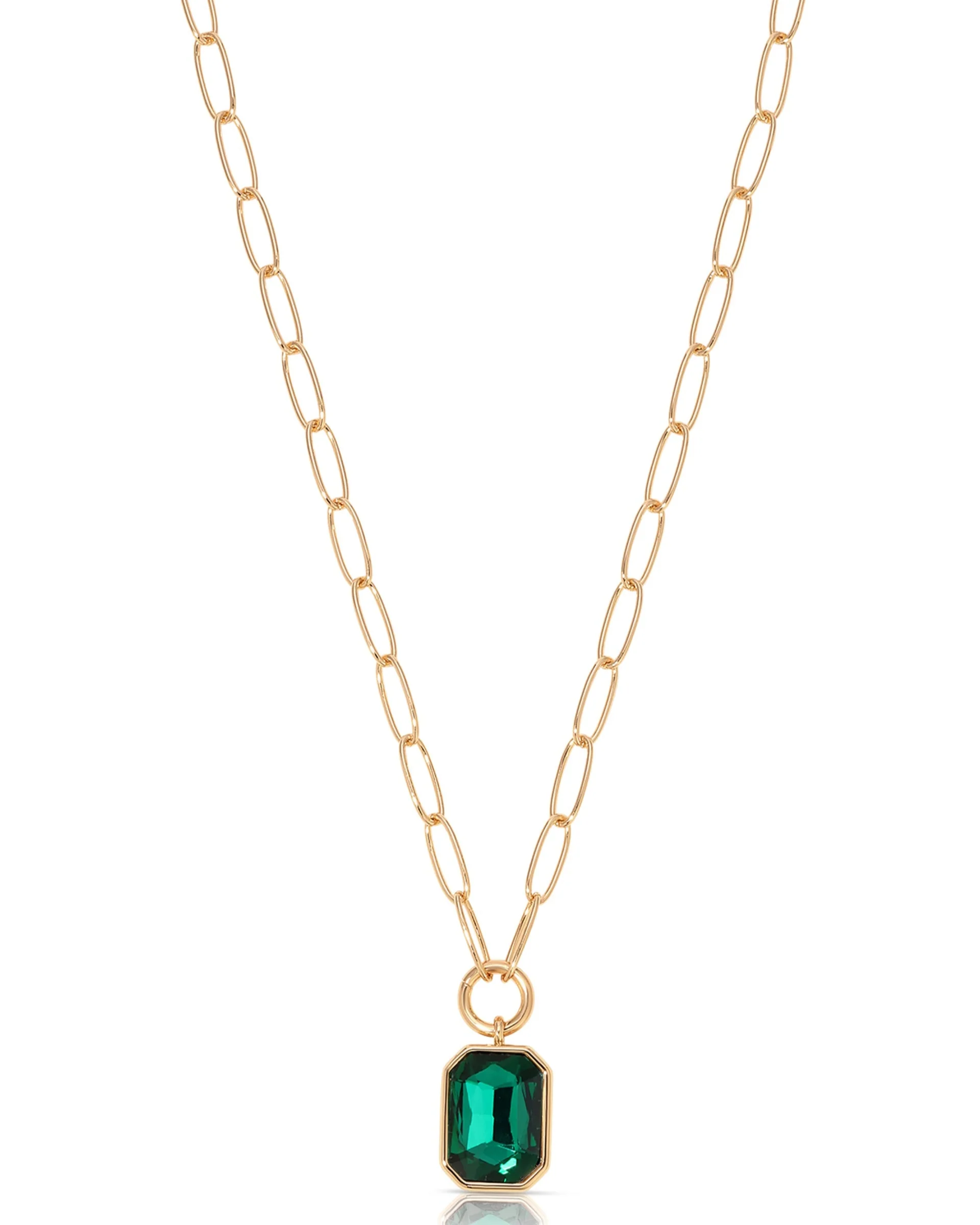 Deco Pendant Necklace