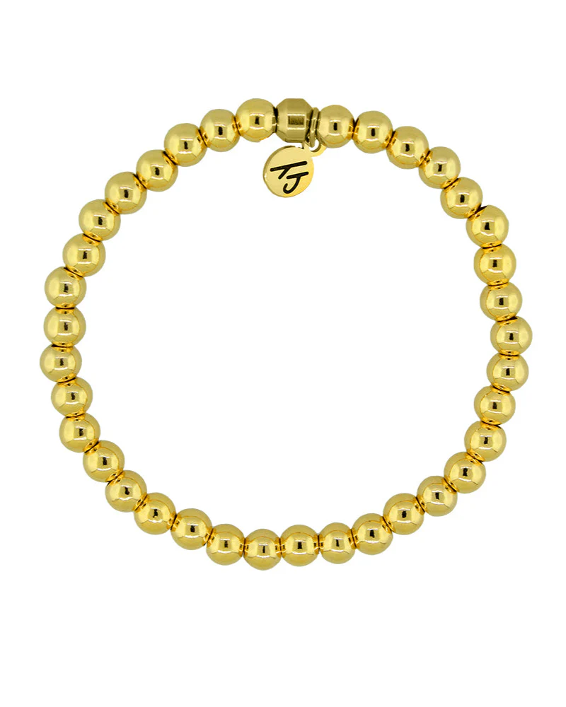 Defining Bracelet- Everyday Bracelet with Gold Filled Beads