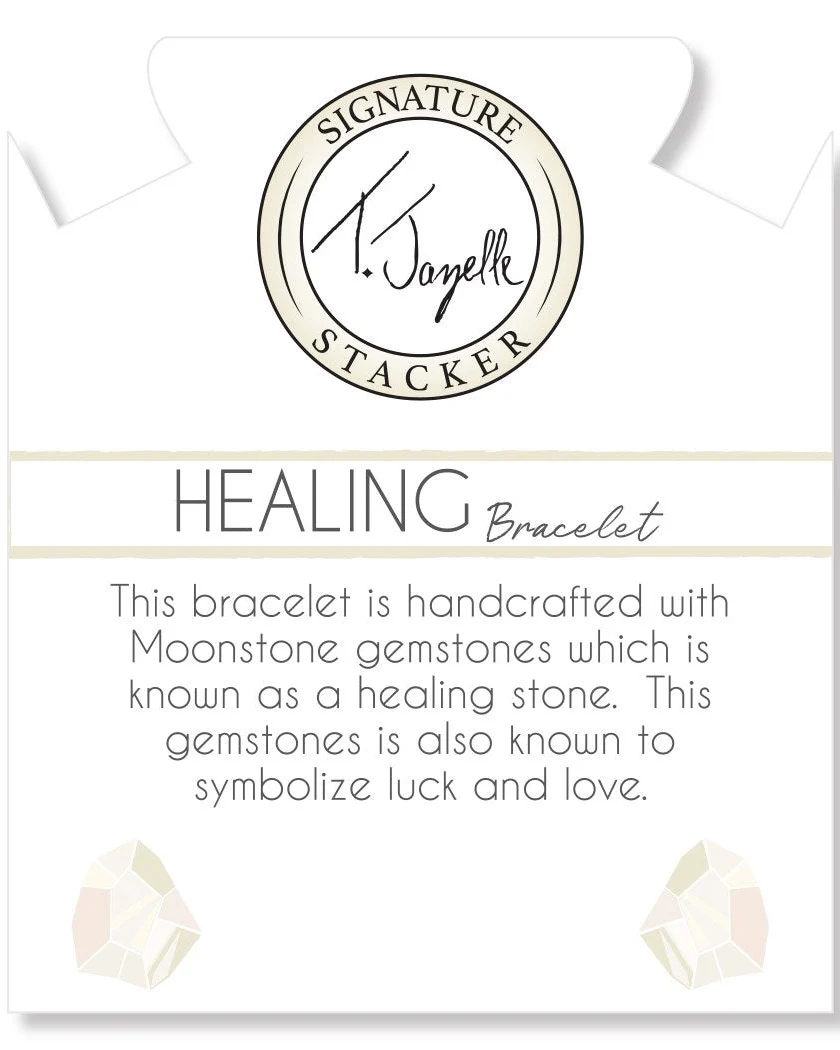 Defining Bracelet- Healing Bracelet with Moonstone Gemstones - Image 2