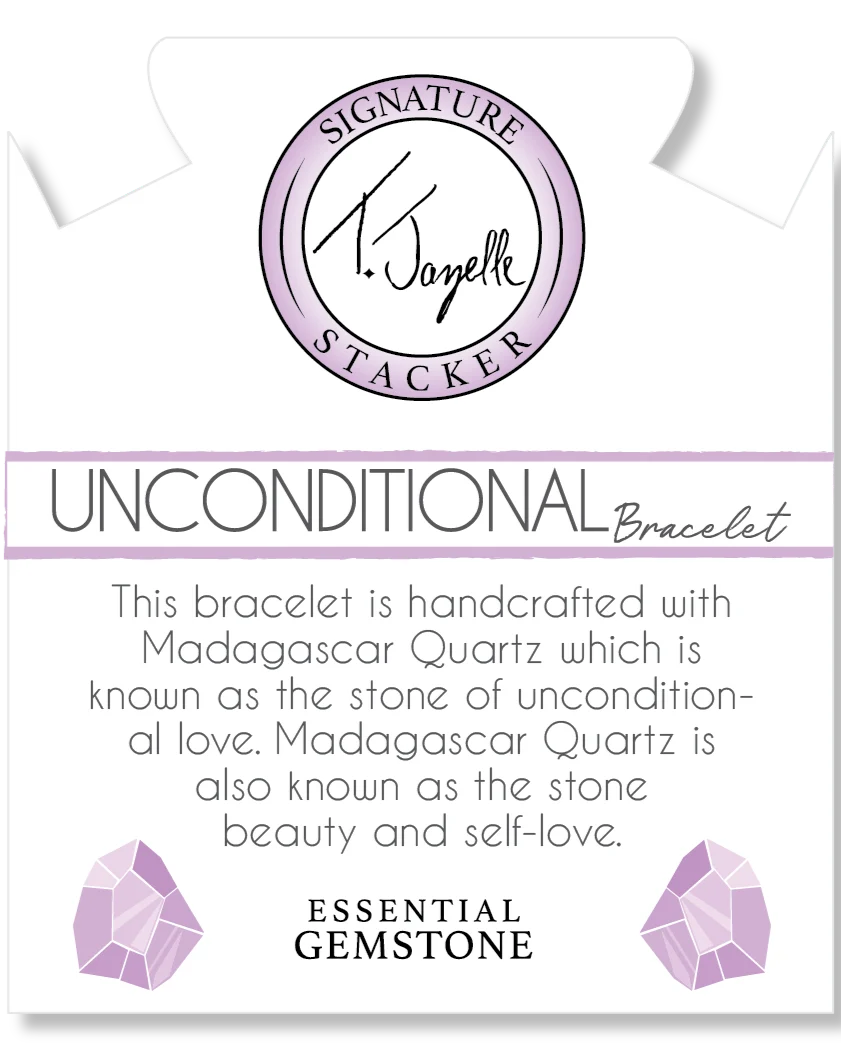 Defining Bracelet- Unconditional Bracelet with Madagascar Quartz Gemstones - Image 2