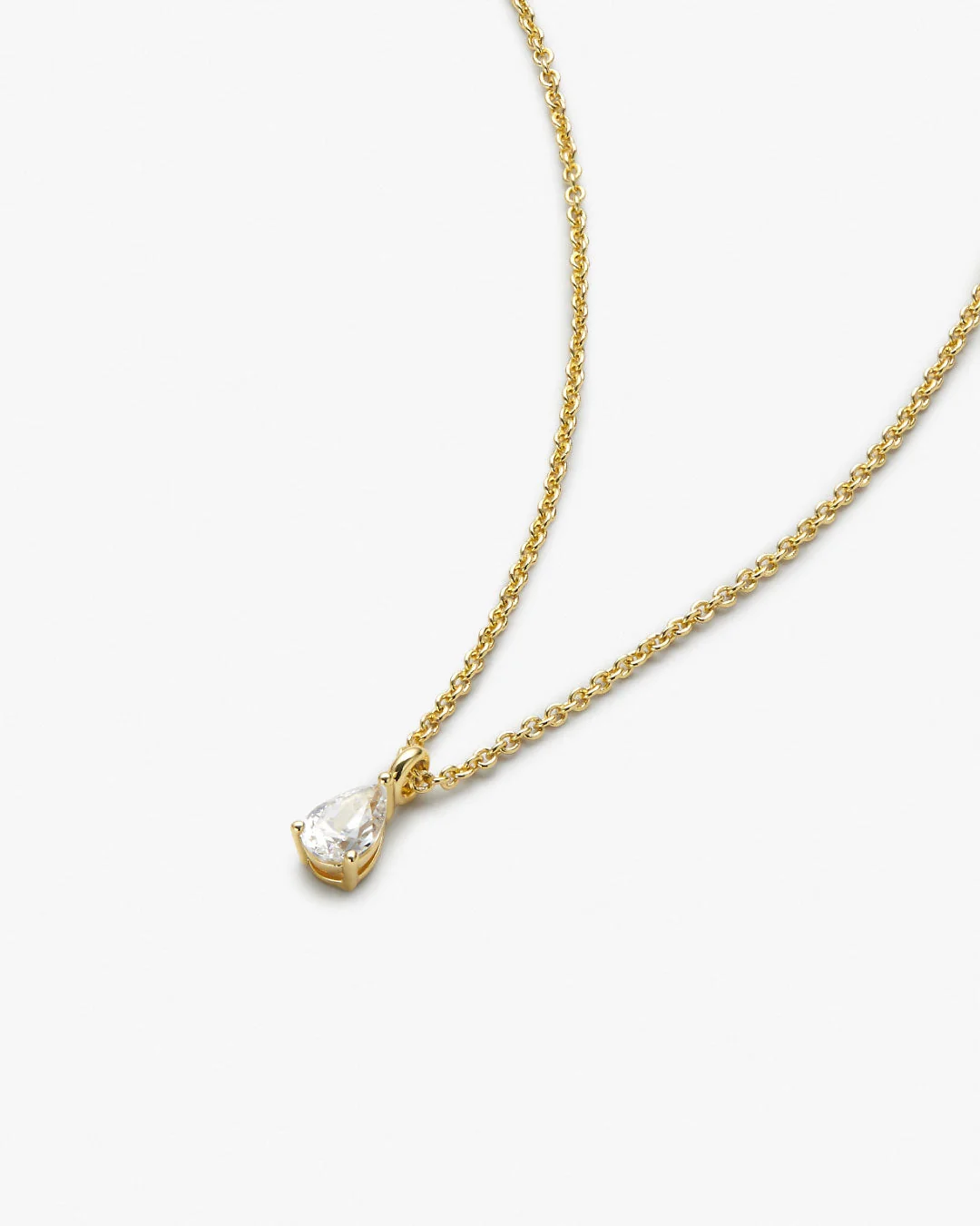 Delicate Solitaire Pendant - Elise Pendant - Image 5