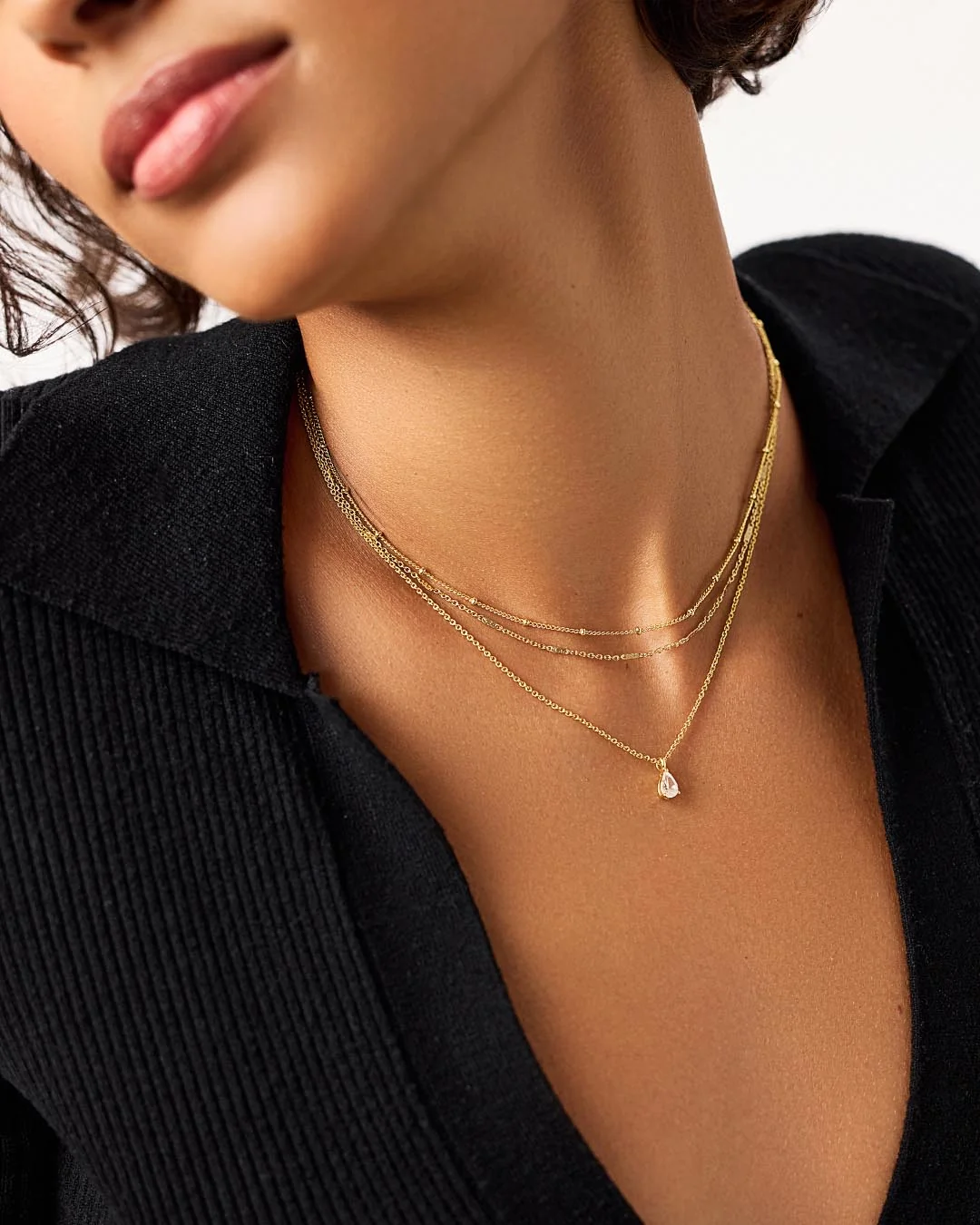 Delicate Solitaire Pendant - Elise Pendant - Image 7