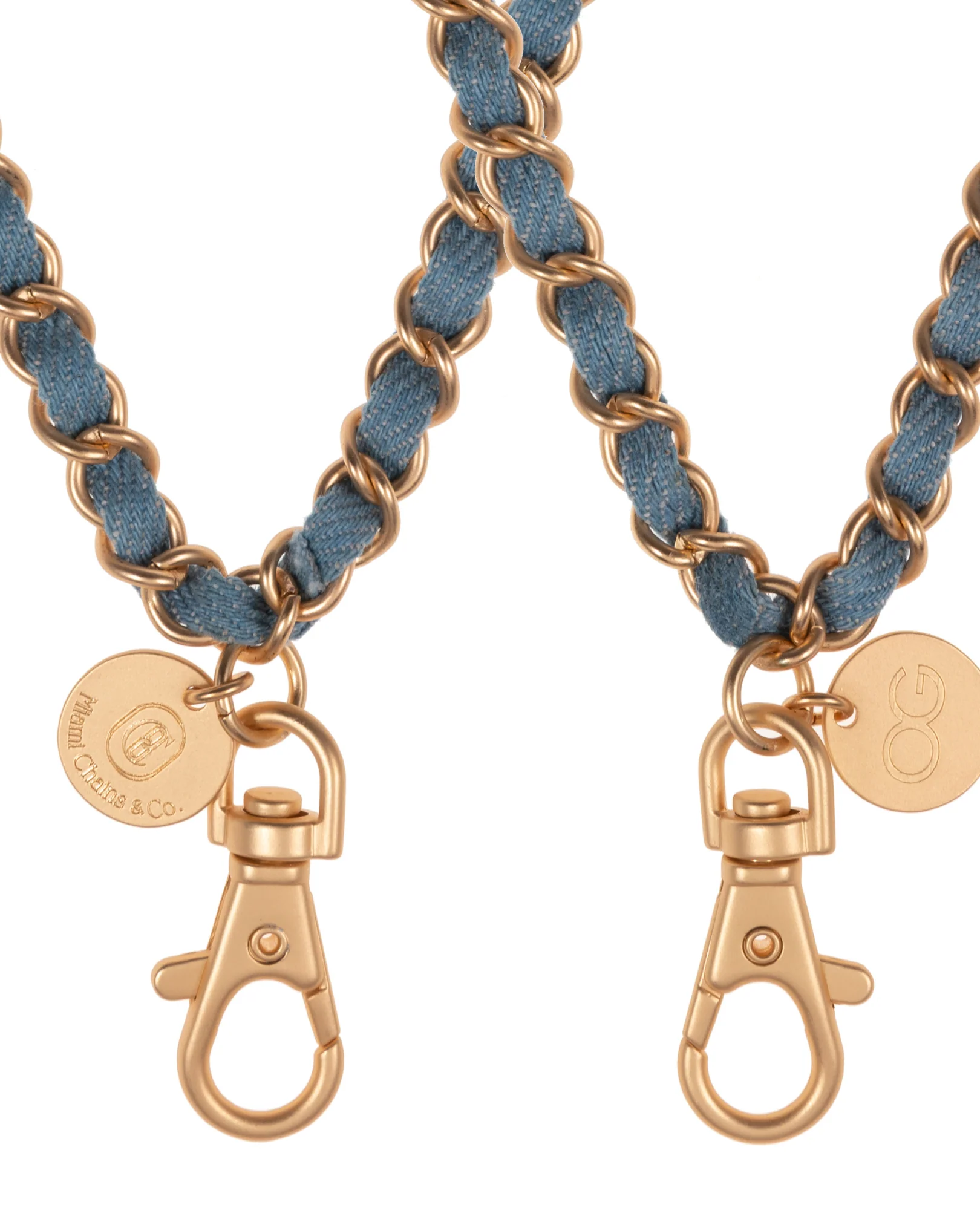 Denim Dream x Matte Gold Phone Wristlet - Image 3
