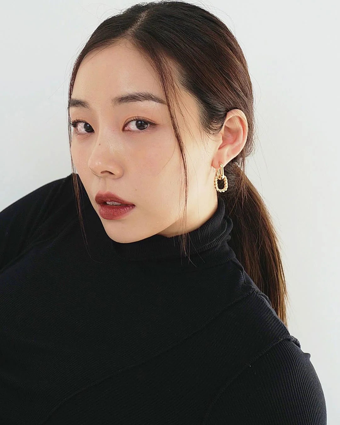 Double Hoop Earrings - Ash Double - Image 5