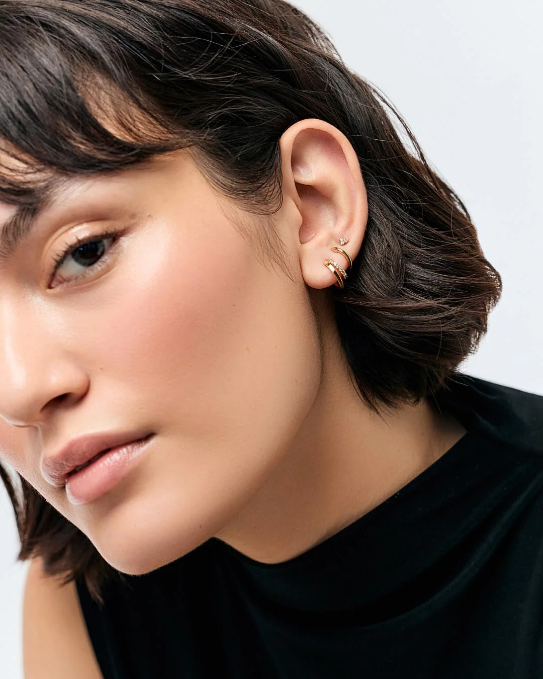 Double Hoop Earrings - Toda Mini - Image 7