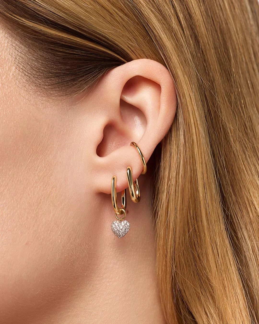 Drop Earrings - Ellery Hoops - Image 2